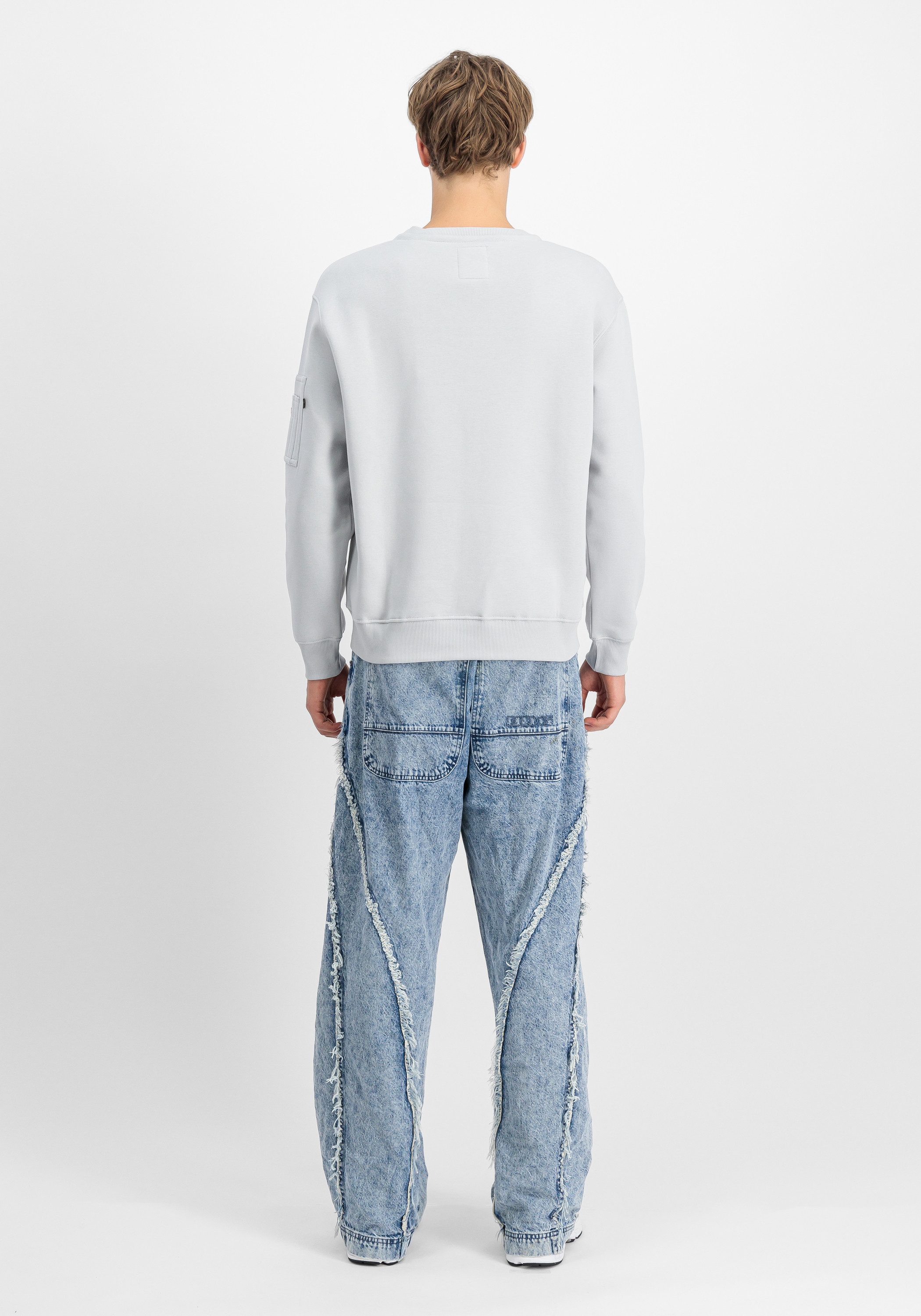 Alpha Industries Sweater Alpha Industries Men - Sweatshirts Logo Edge Crewneck