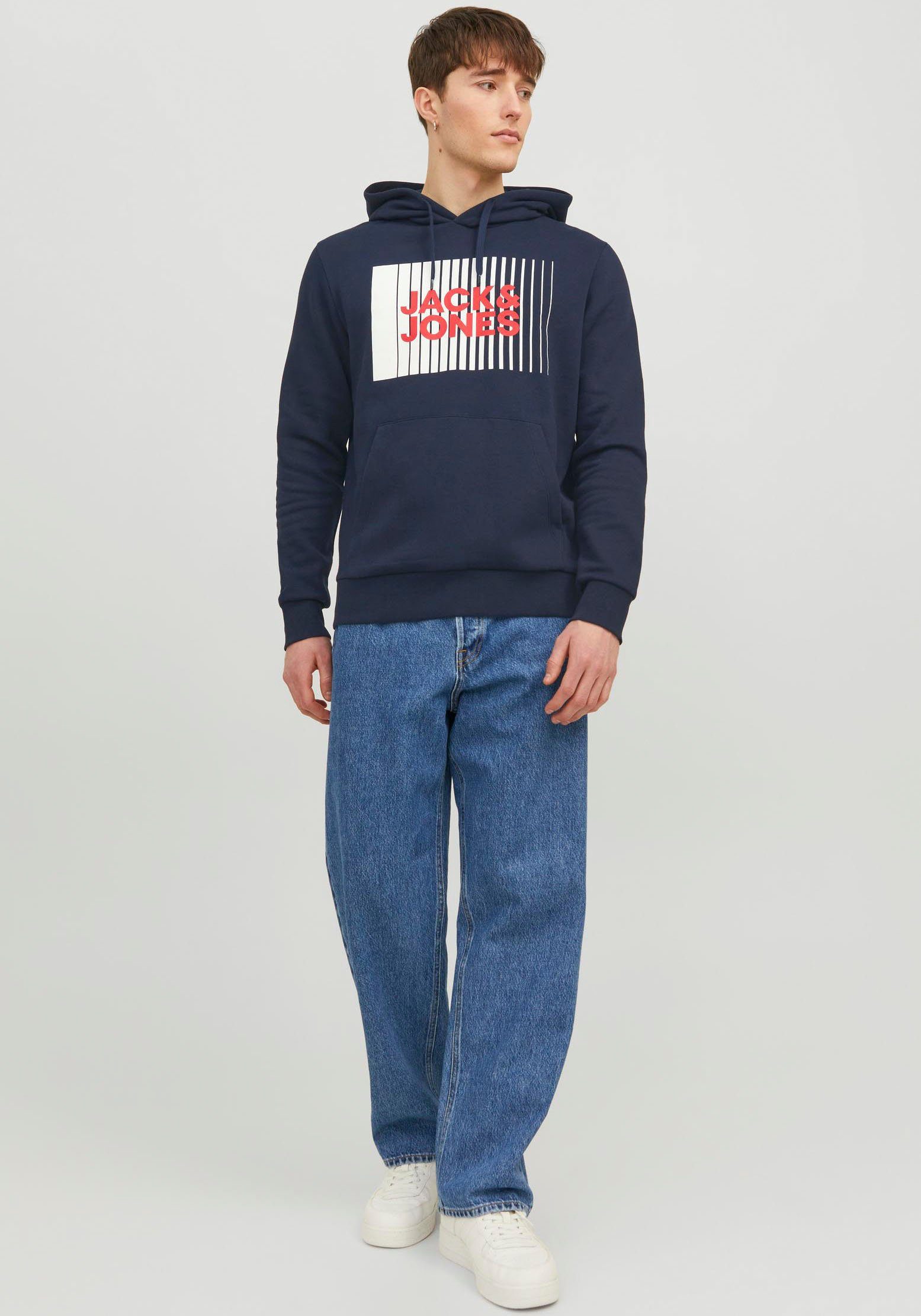 Jack & Jones Hoodie JJECORP LOGO SWEAT HOOD PLAY NOOS