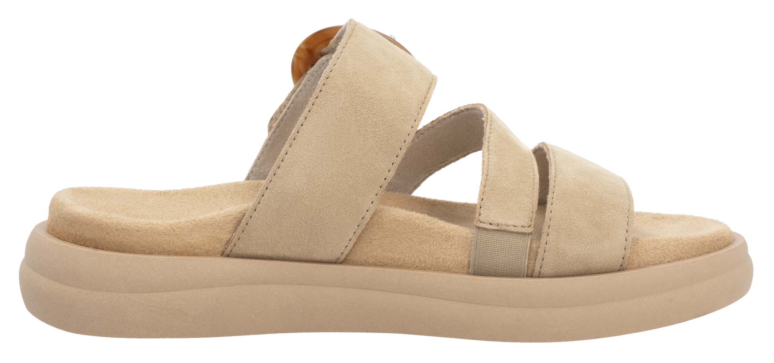 Remonte Slippers , zomer schoen, instapschoen, comfort schoen met grote decoratieve gesp