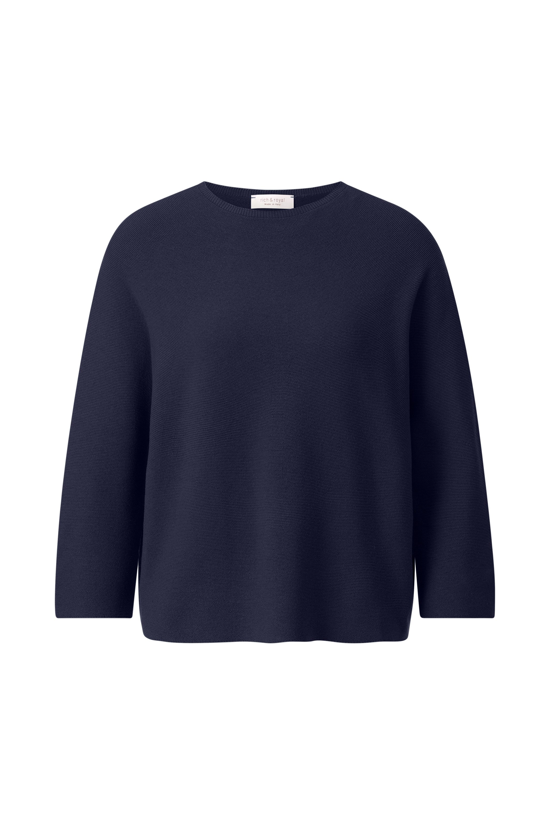 Rich & Royal Gebreide trui Met een ronde hals