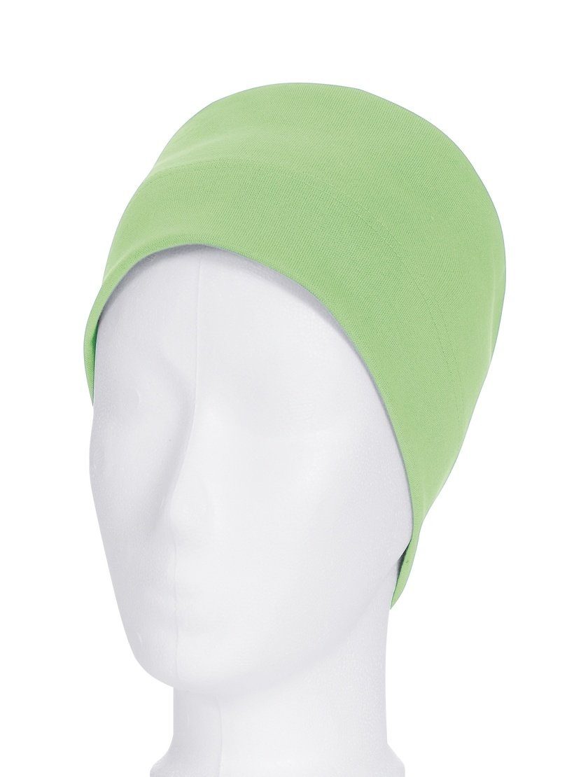 Trigema Gebreide muts TRIGEMA Soft-Cap (1 stuk) dames mutsen maat 900 groen