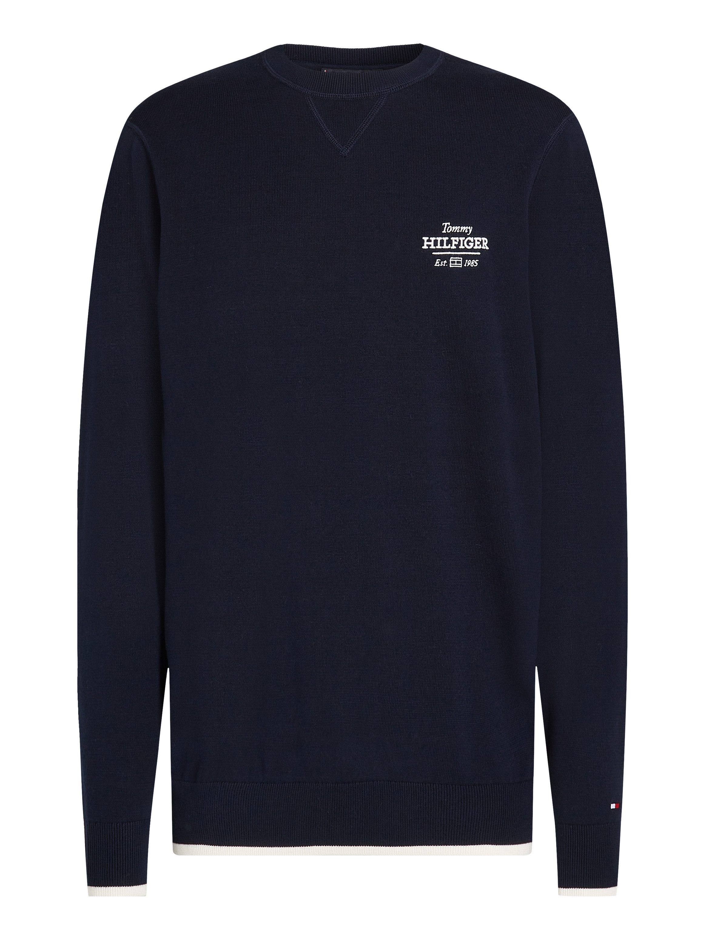 Tommy Hilfiger Trui met ronde hals GRAPHIC COTTON CREW