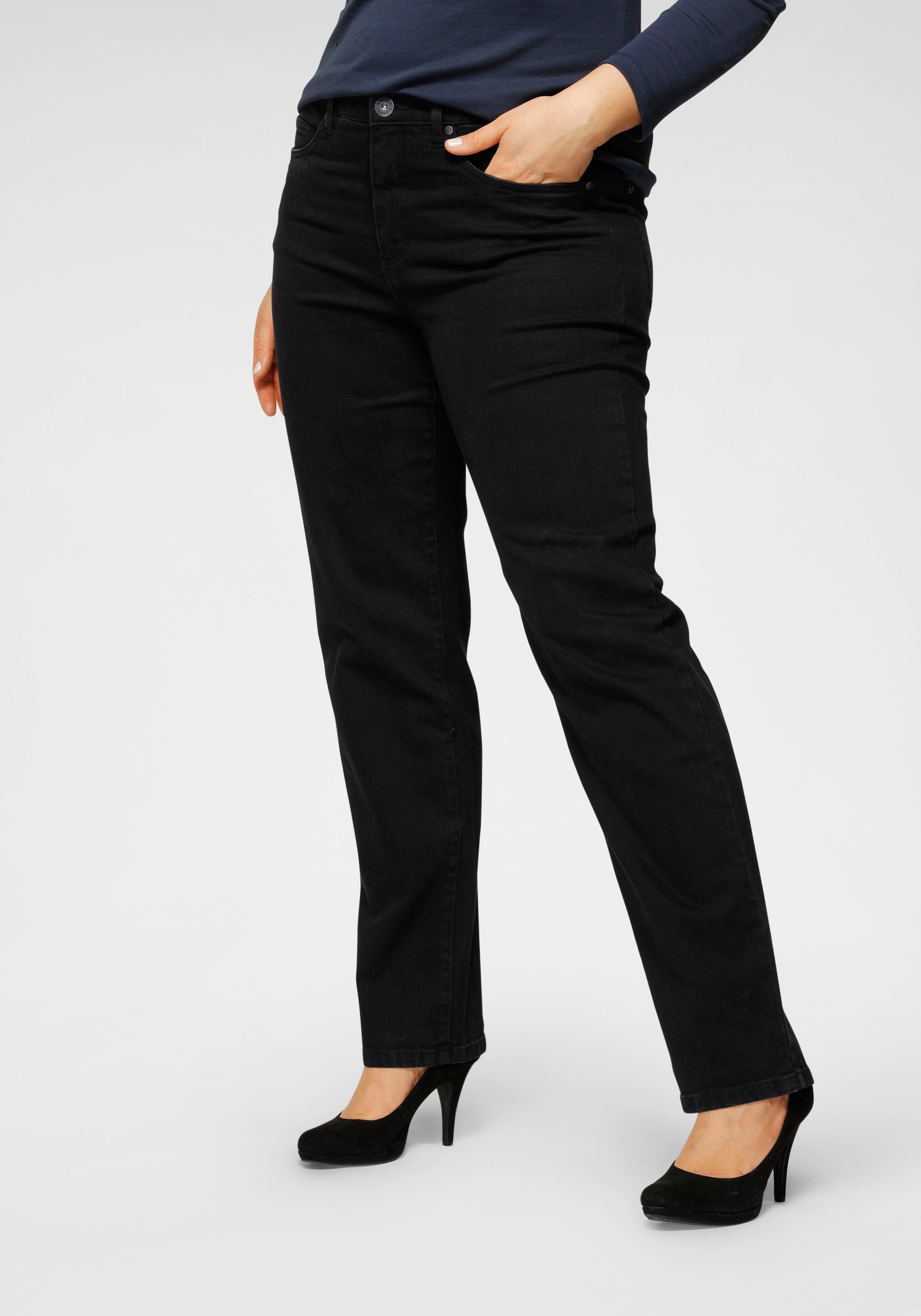 Arizona Straight jeans Curve-Collection comfortabele pasvorm, rechte pasvorm, hoge taille