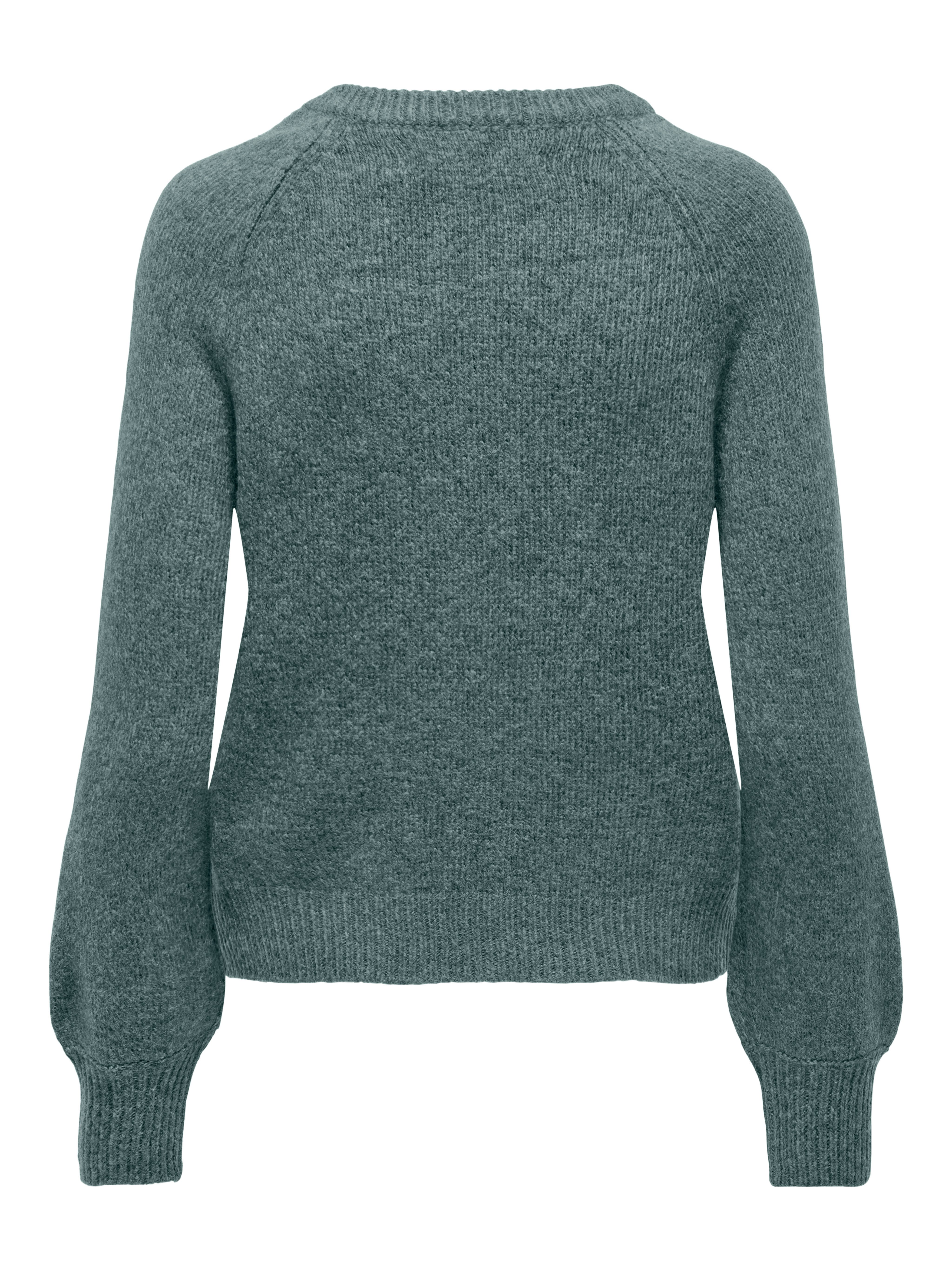 Only Trui met ronde hals ONLEMMA LS BUTTON ONECK EX KNT