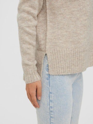 Vero Moda Trui met staande kraag VMLEFILE OVERSIZE BOXY BLOUSE GA NOOS