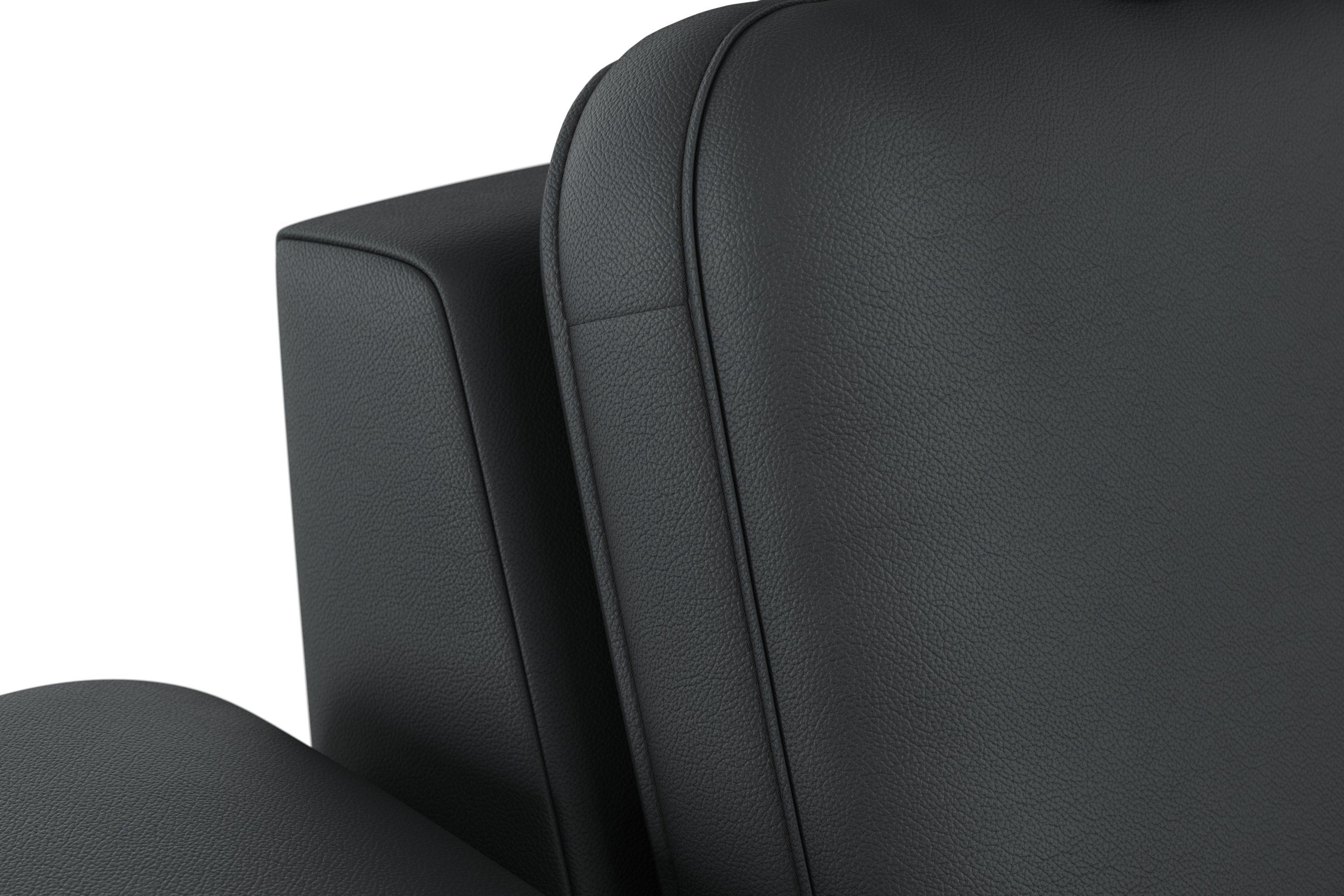 sit&more Hoekbank Bendigo L-vorm inclusief zitdiepteverstelling, bodemvrijheid 15 cm, 2 pootkleuren