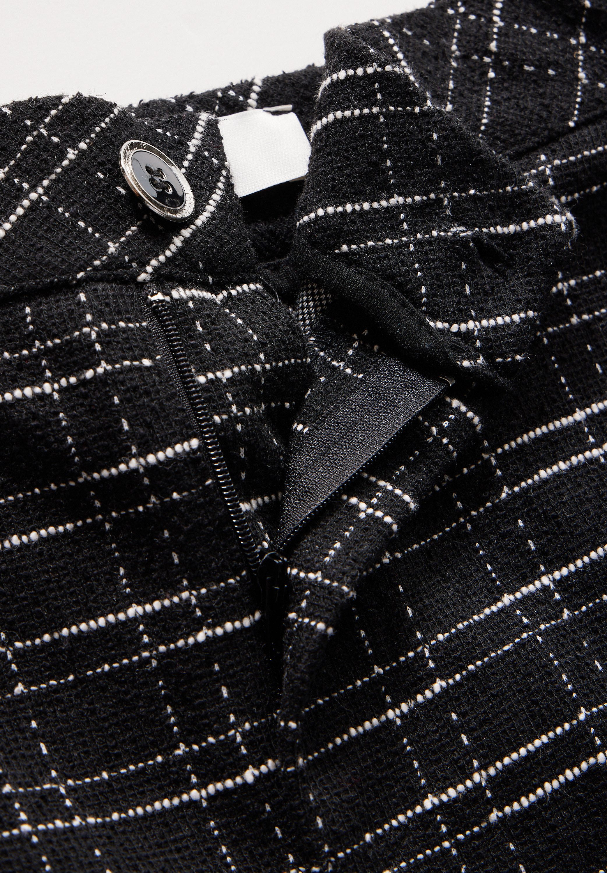 STREET ONE Stoffen broek met geruit patroon