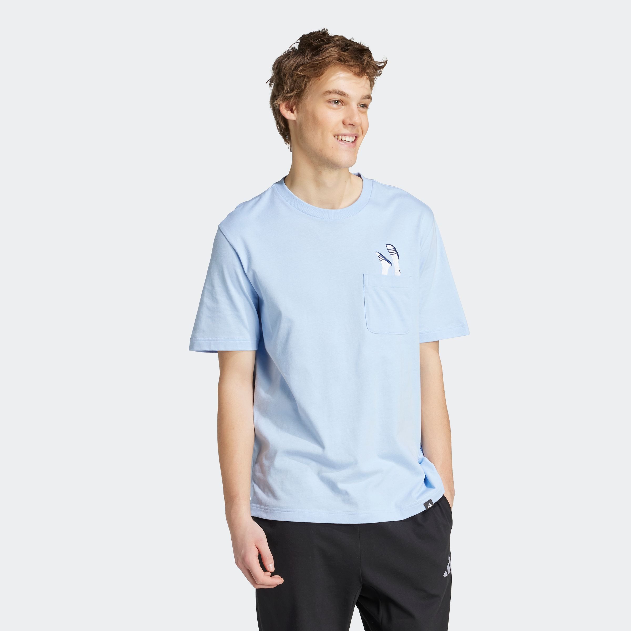 adidas Sportswear T-shirt M L SLIDE PKT T