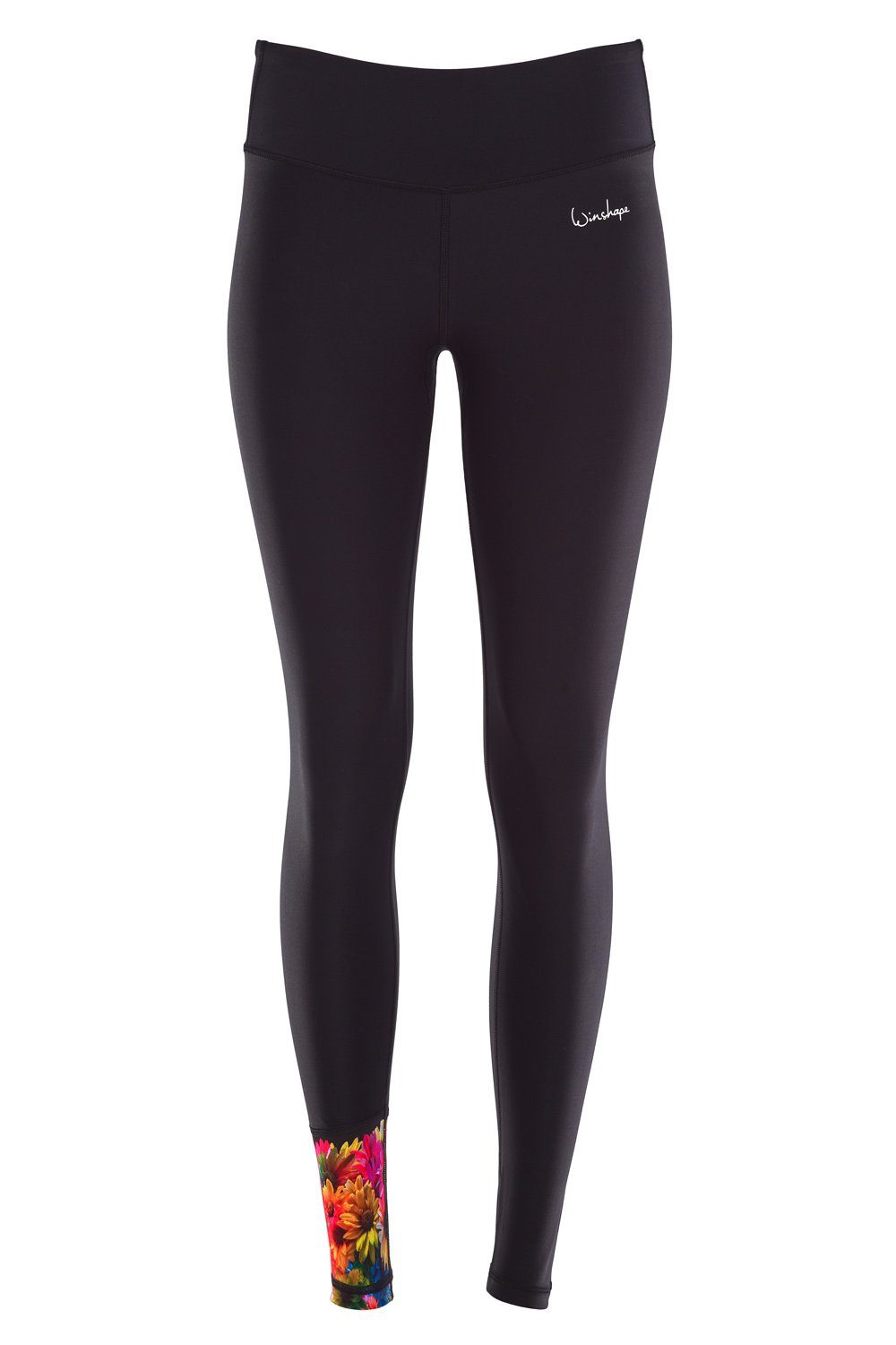 Winshape Legging AEL106-Rainbow-Flowers met licht compressie-effect dames broeken maat XXL zwart