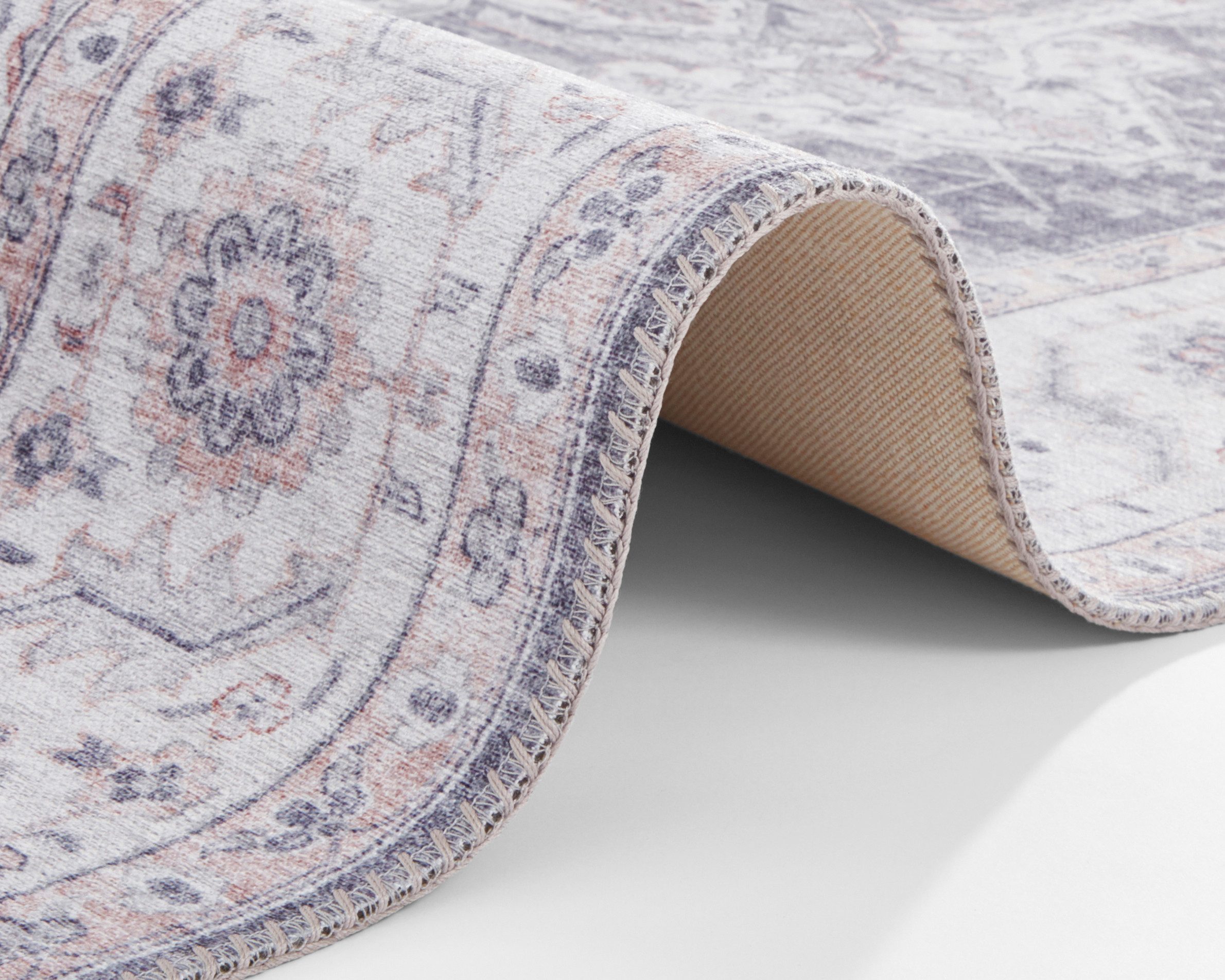 NOURISTAN Vloerkleed Anthea Oosters, loper, vintage, woonkamer, slaapkamer, eetkamer
