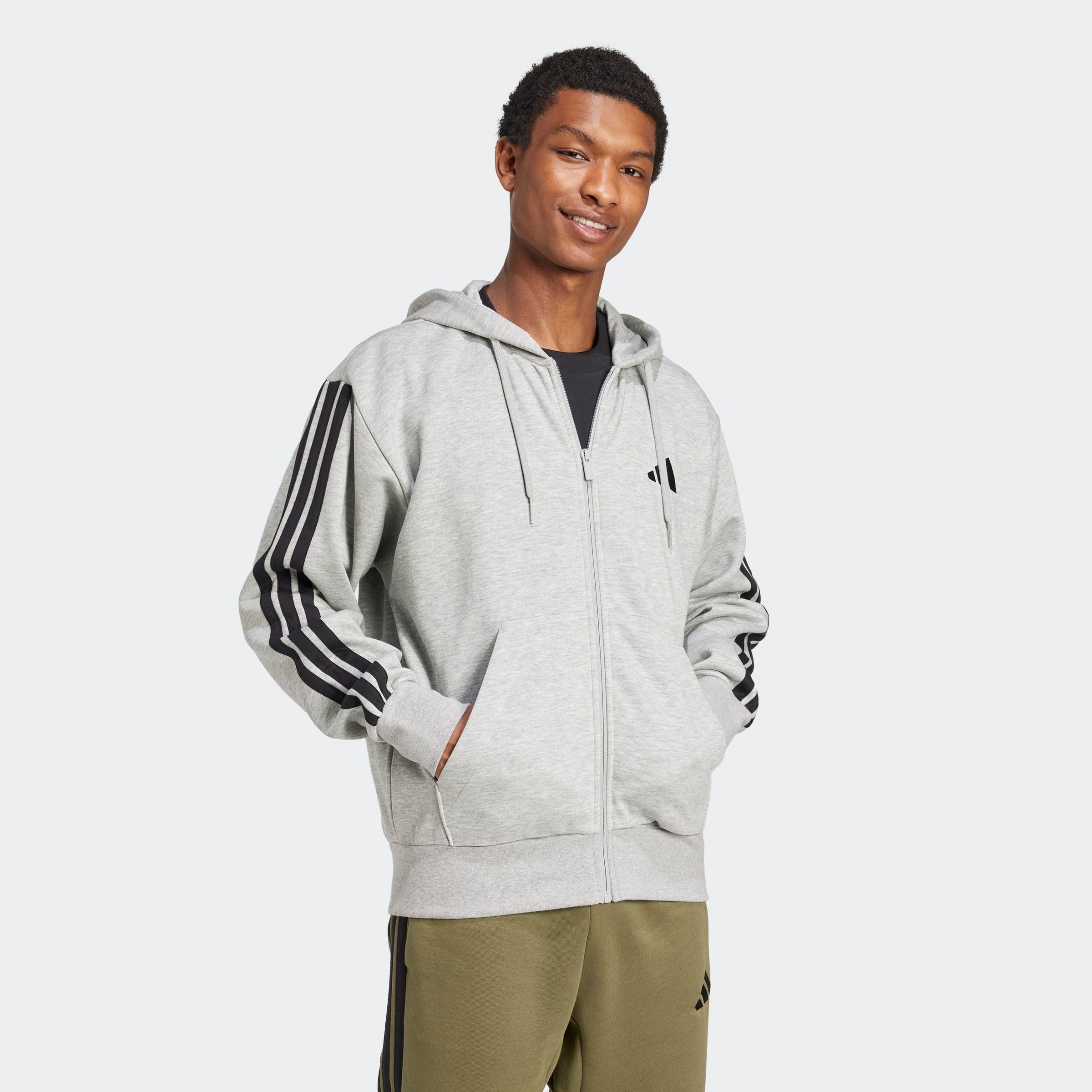 adidas Sportswear Sweatshirt M 3S FL FZ HD