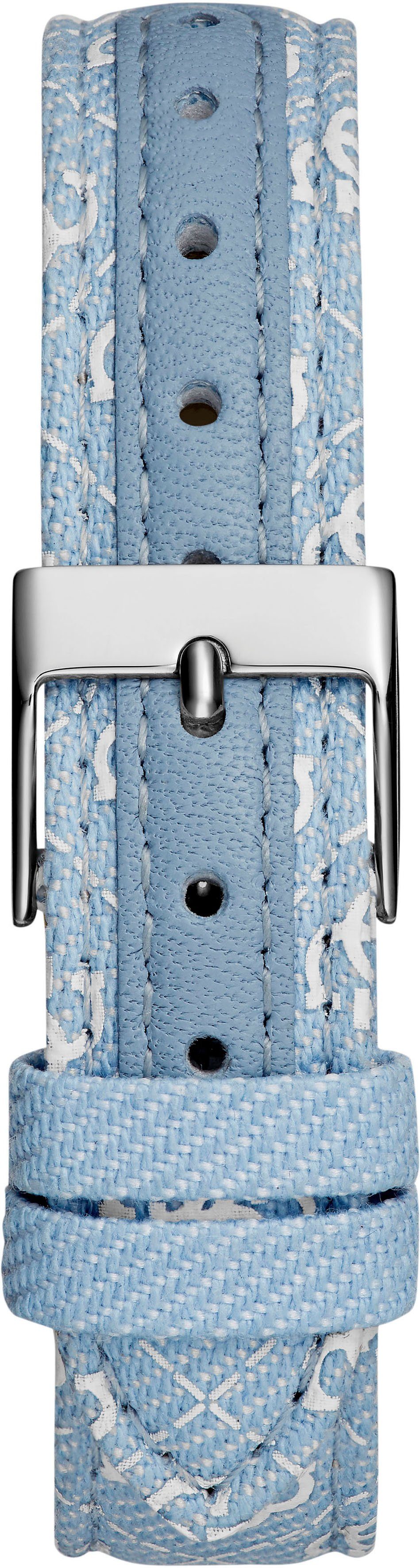 Guess Kwartshorloge Mandy Polshorloge, kinderhorloge, meisjeshorloge, textiel band, cadeau