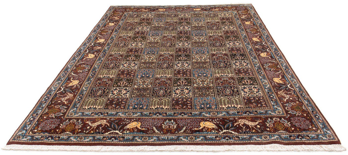 morgenland Wollen kleed Moud medaillon marone 230 x 165 cm Uniek exemplaar met certificaat