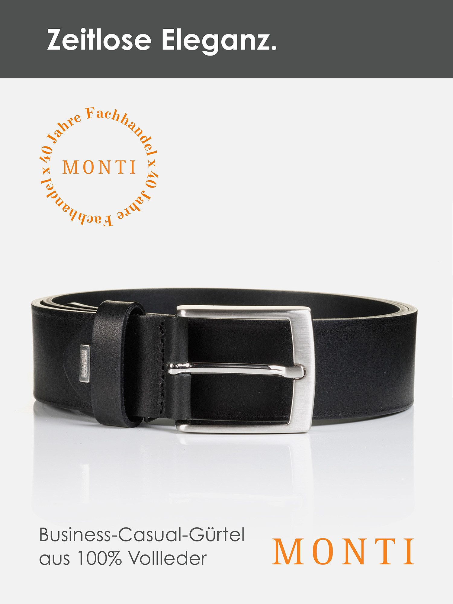 MONTI Leren riem TUSTON
