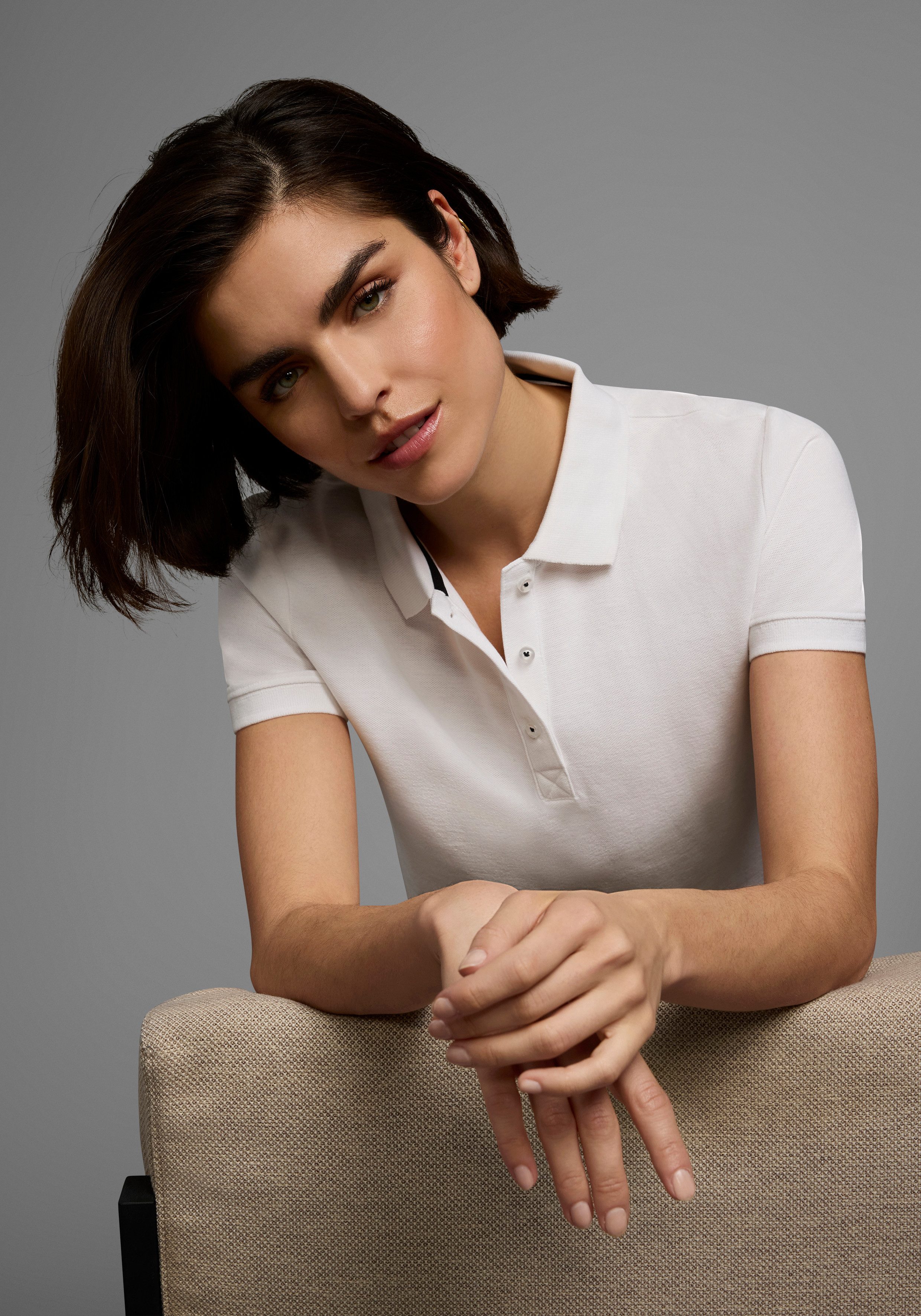 Eastwind Poloshirt Korte mouw, figuuraccentuerende snit, polokraag (2-delig, Set van 2)