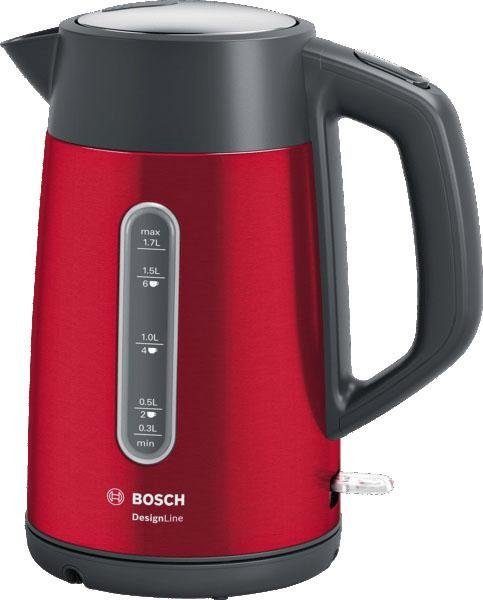 Bosch waterkoker TWK4P434 rood-zwart