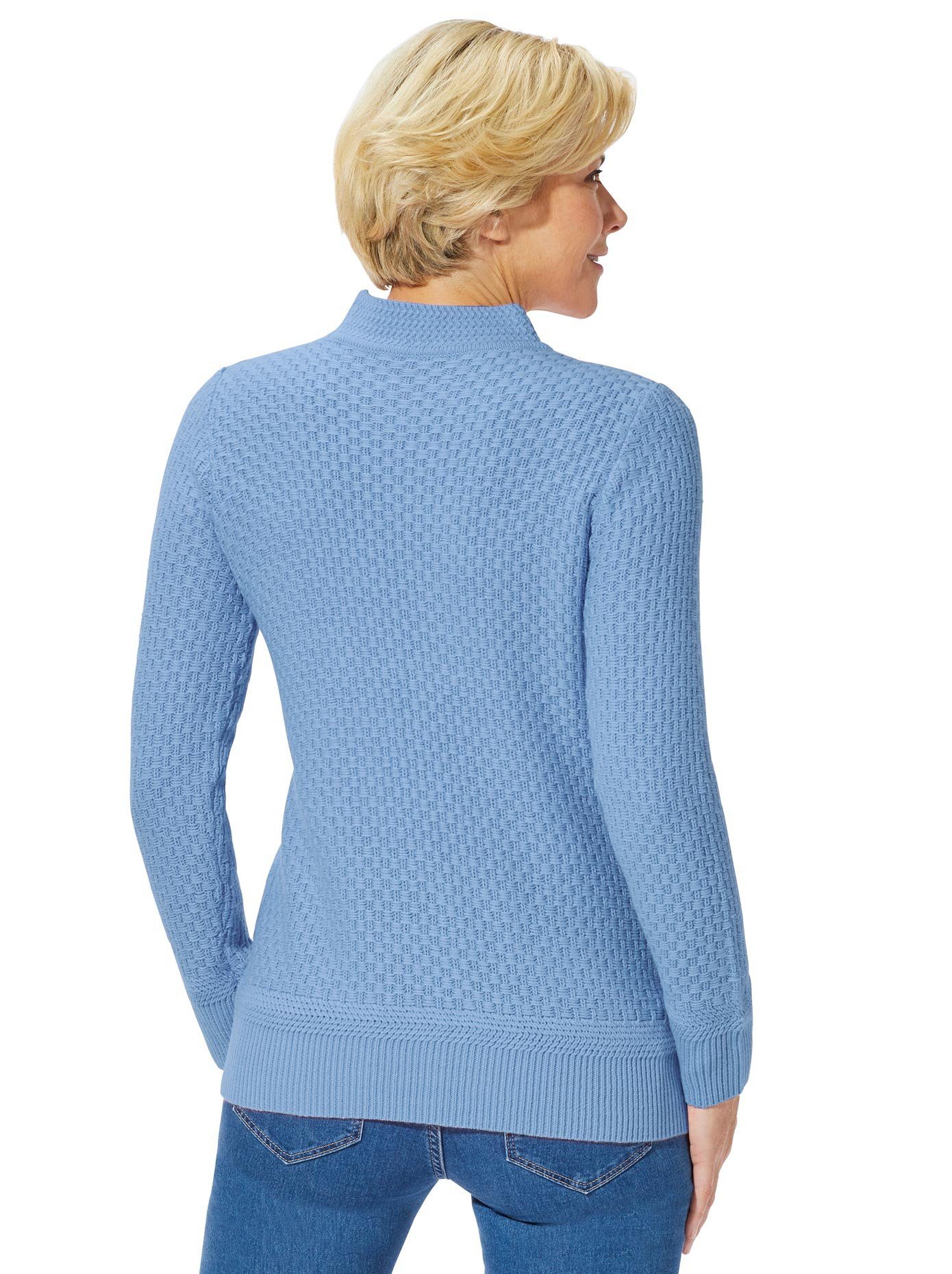Classic Basics Trui met staande kraag Trui
