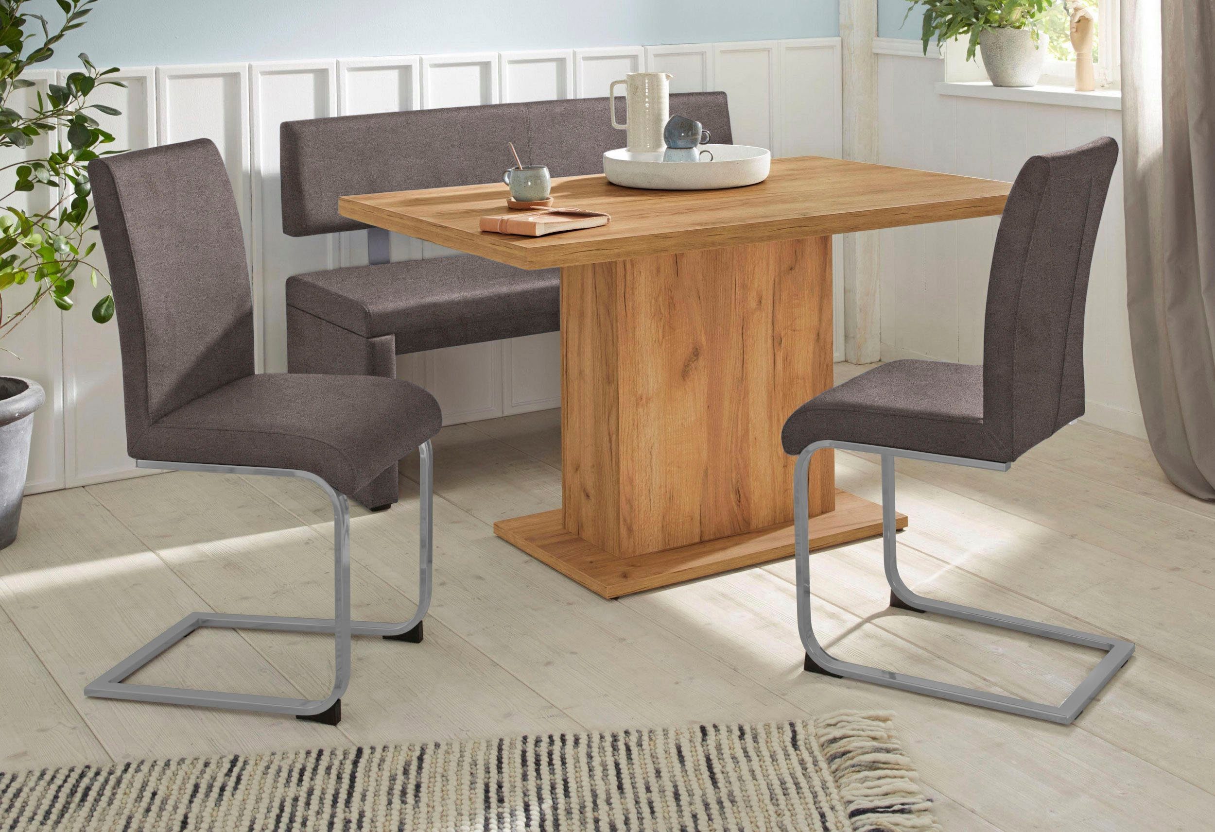 Home affaire Zitbank Charissa met leuning, breedte 140, 160 of 180 cm