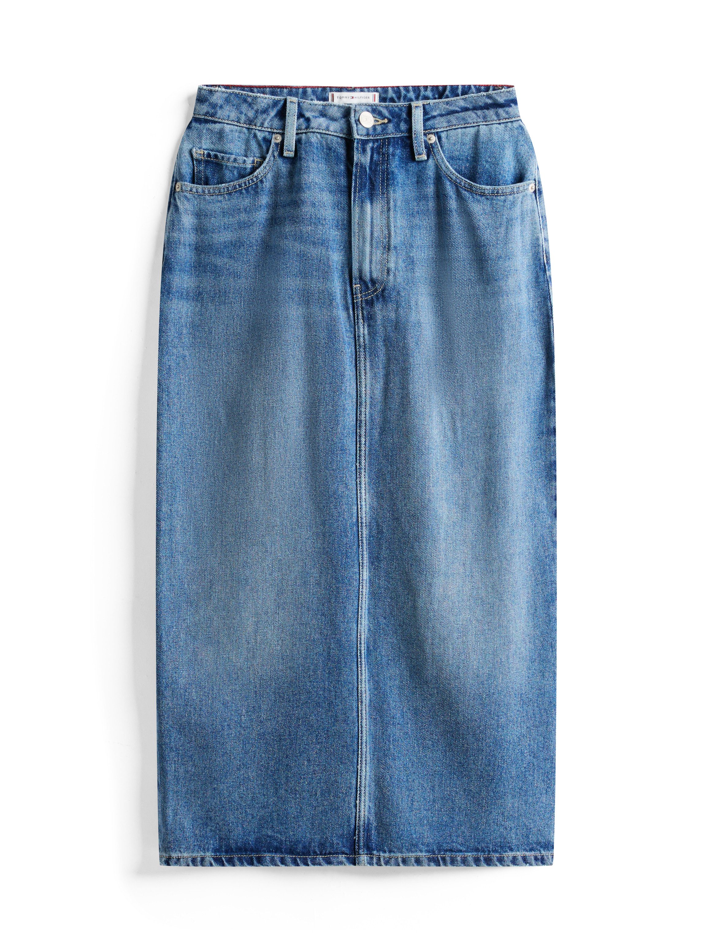 Tommy Hilfiger Jeans rok DNM LANA MIDI HW SKIRT