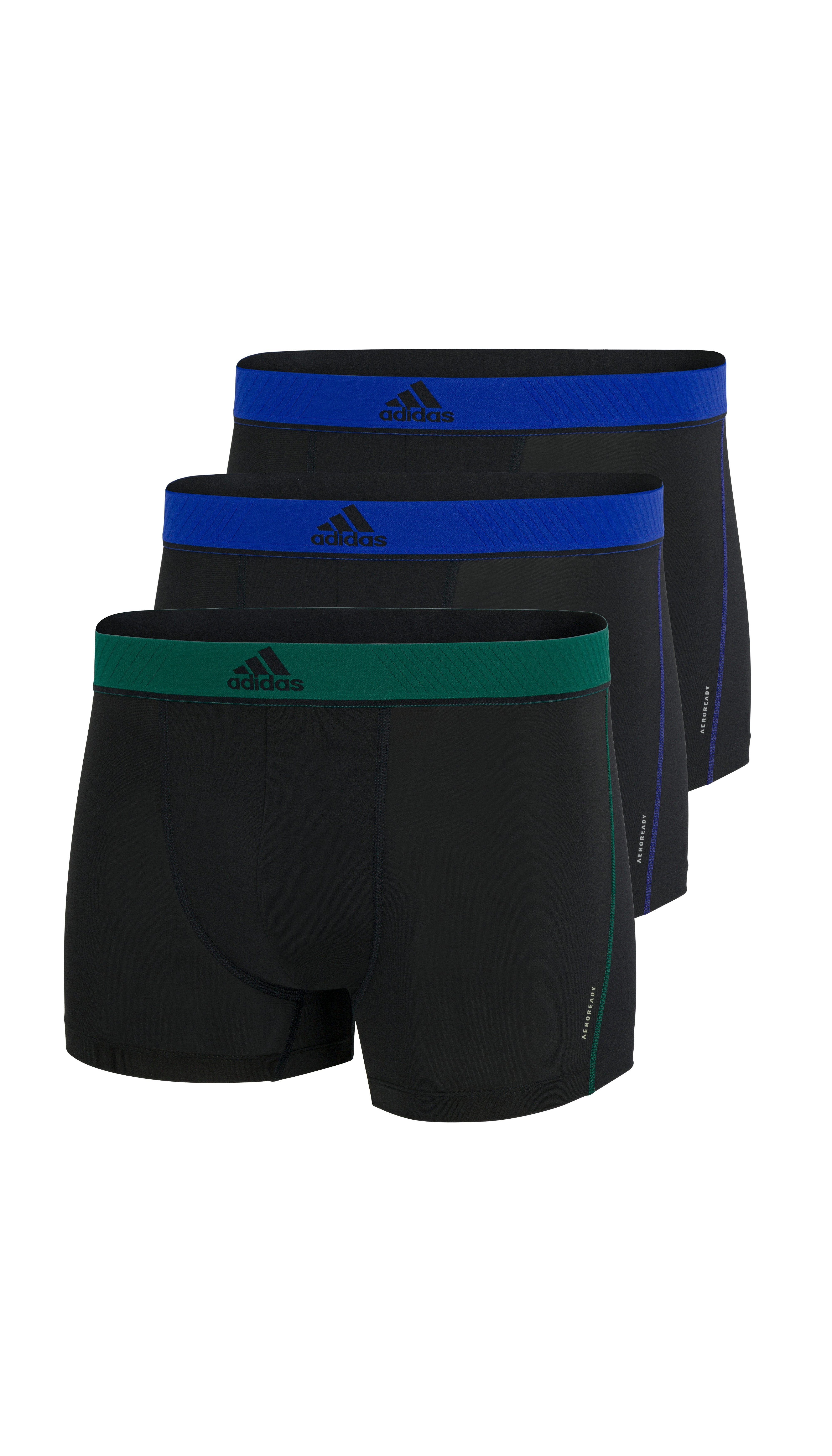 ADIDAS SPORTSWEAR Boxershort met elastische band met label in een set van 2 stuks