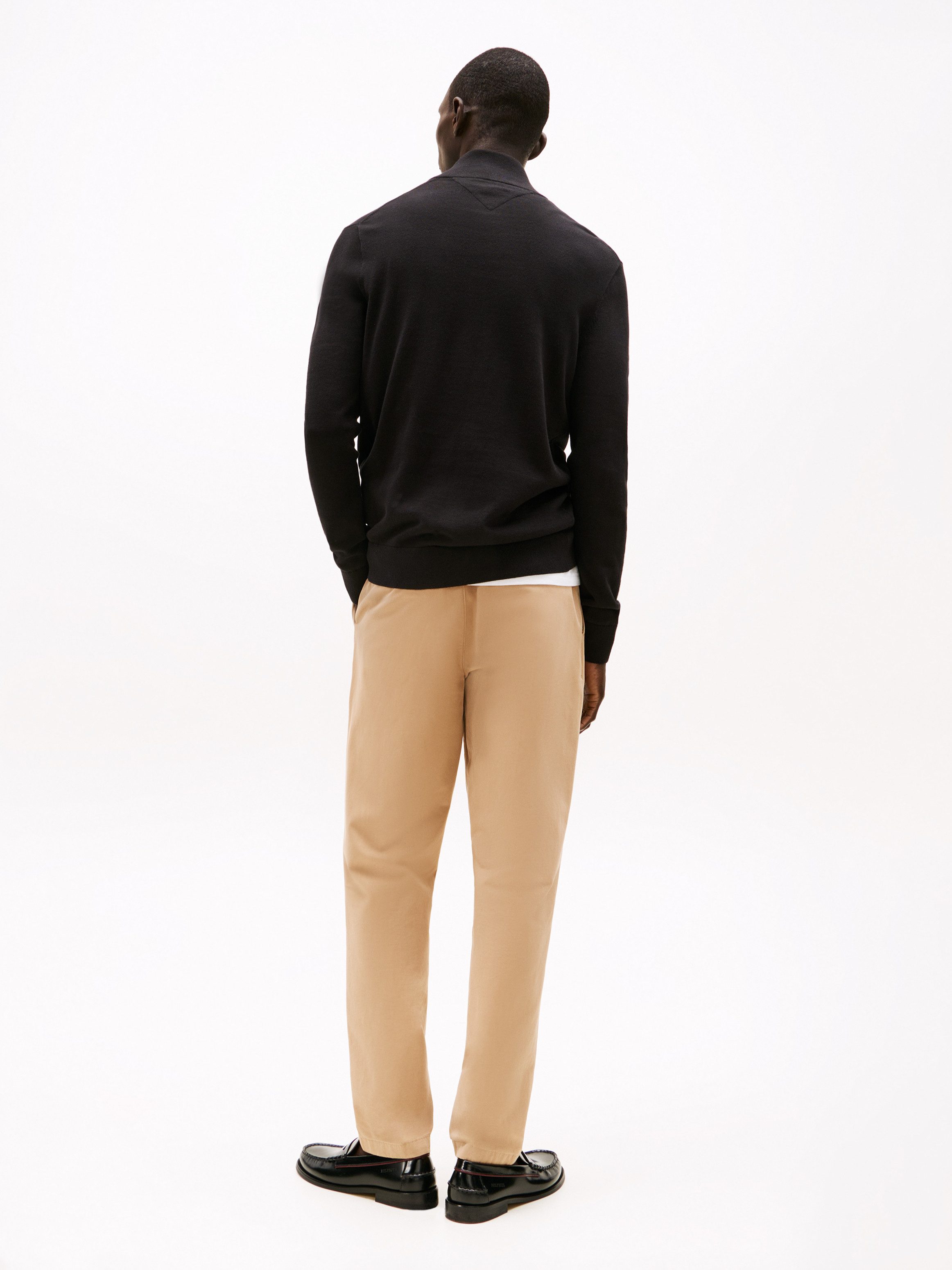 Tommy Hilfiger Schipperstrui ESSENTIAL COTTON ZIP MOCK