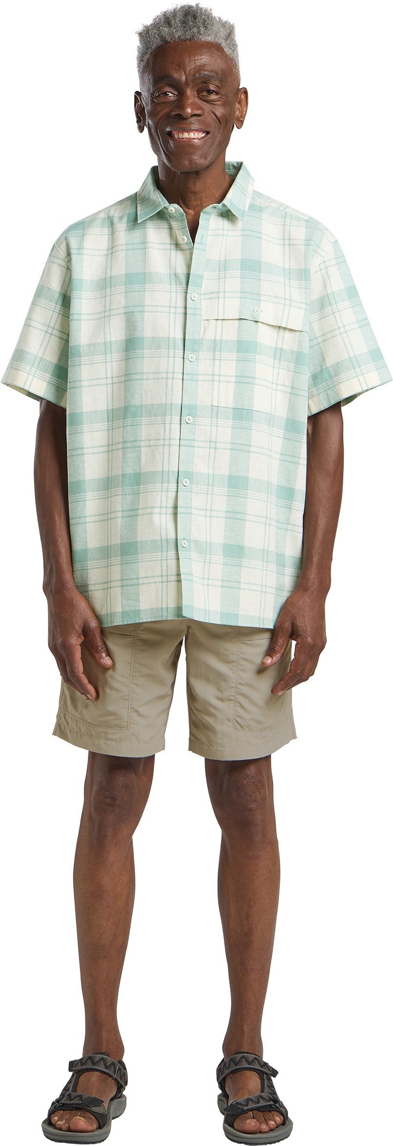 Jack Wolfskin Overhemd met korte mouwen GREAT PLAINS SHIRT M