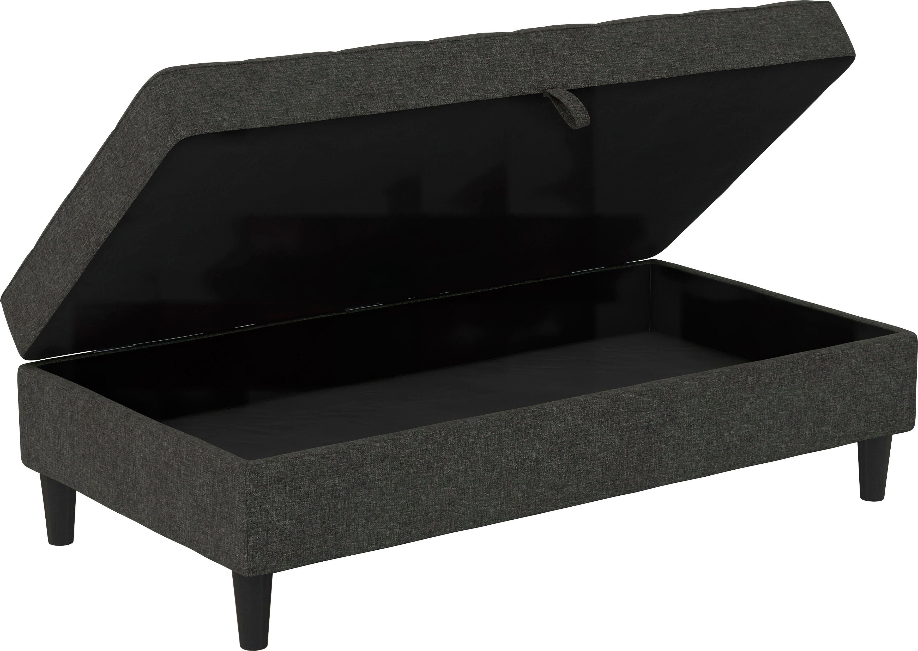 Dorel Home Hocker met bergruimte Presley Hocker met bergruimte, vrij plaatsbaar, zithoogte 43 cm