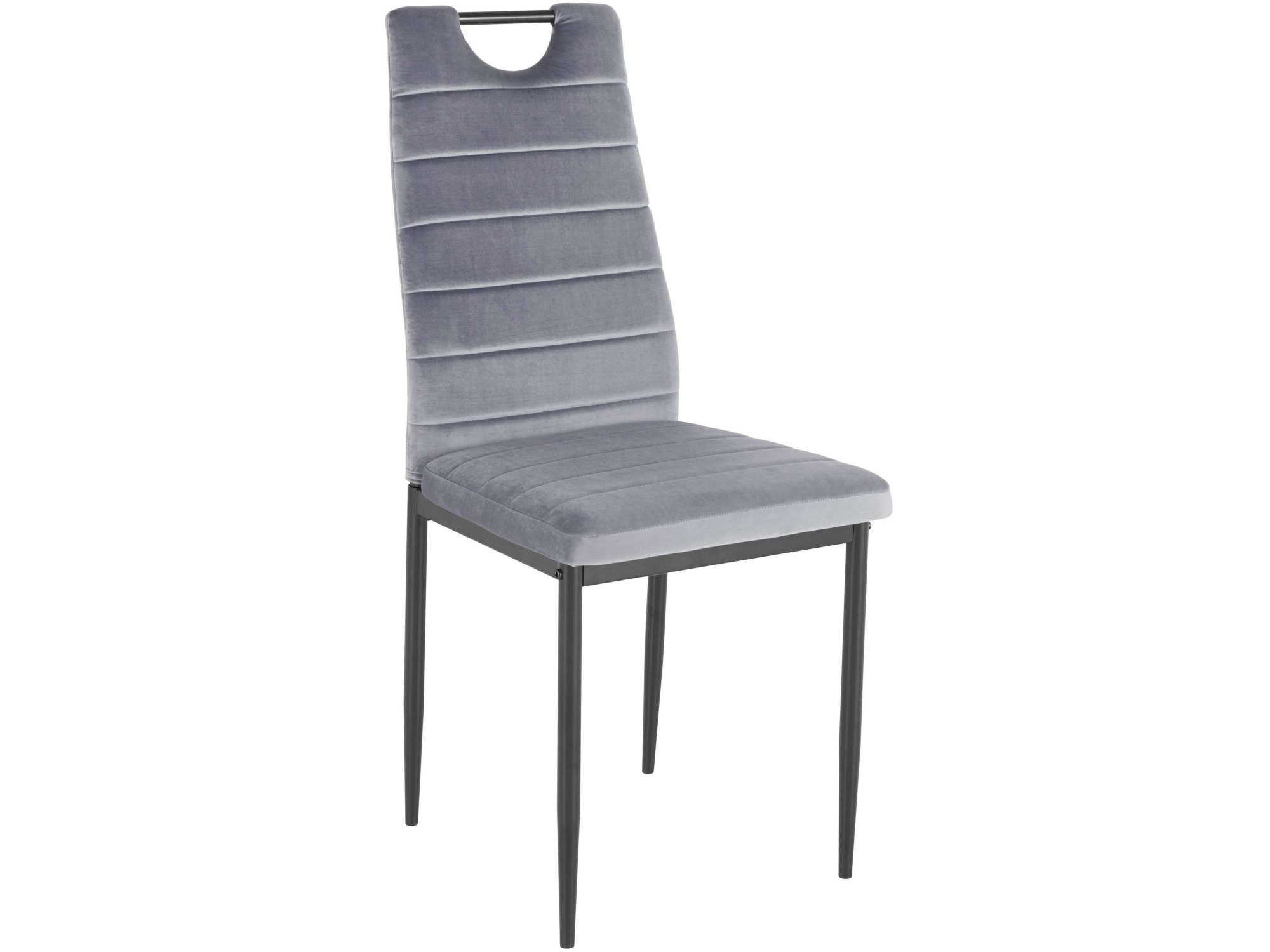 INOSIGN Eethoek Silvi-Mandy Glazen tafel 110x110 cm met 4 stoelen (velours stof), frame van metaal (set, 5-delig)
