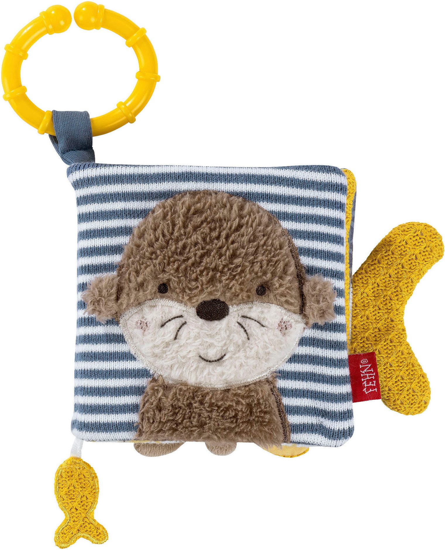 Fehn Knuffeldoek Otter Theo, geboorteset middel (3-delig)