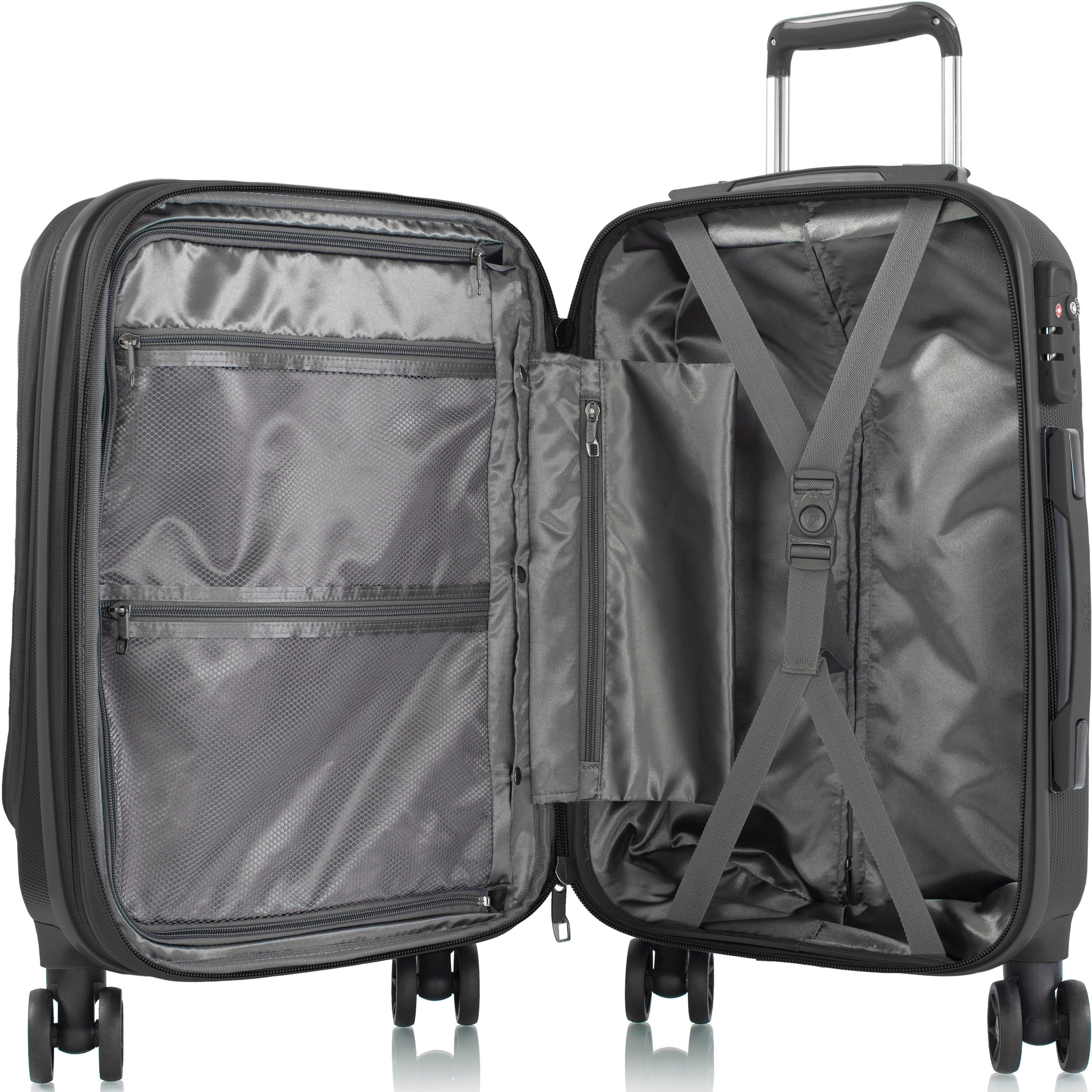 Heys Hardshell-trolley Vantage, in verschillende kleuren en maten Heys x Joachim Llambi reisbagage met voorkant toegang vak volumevergroting