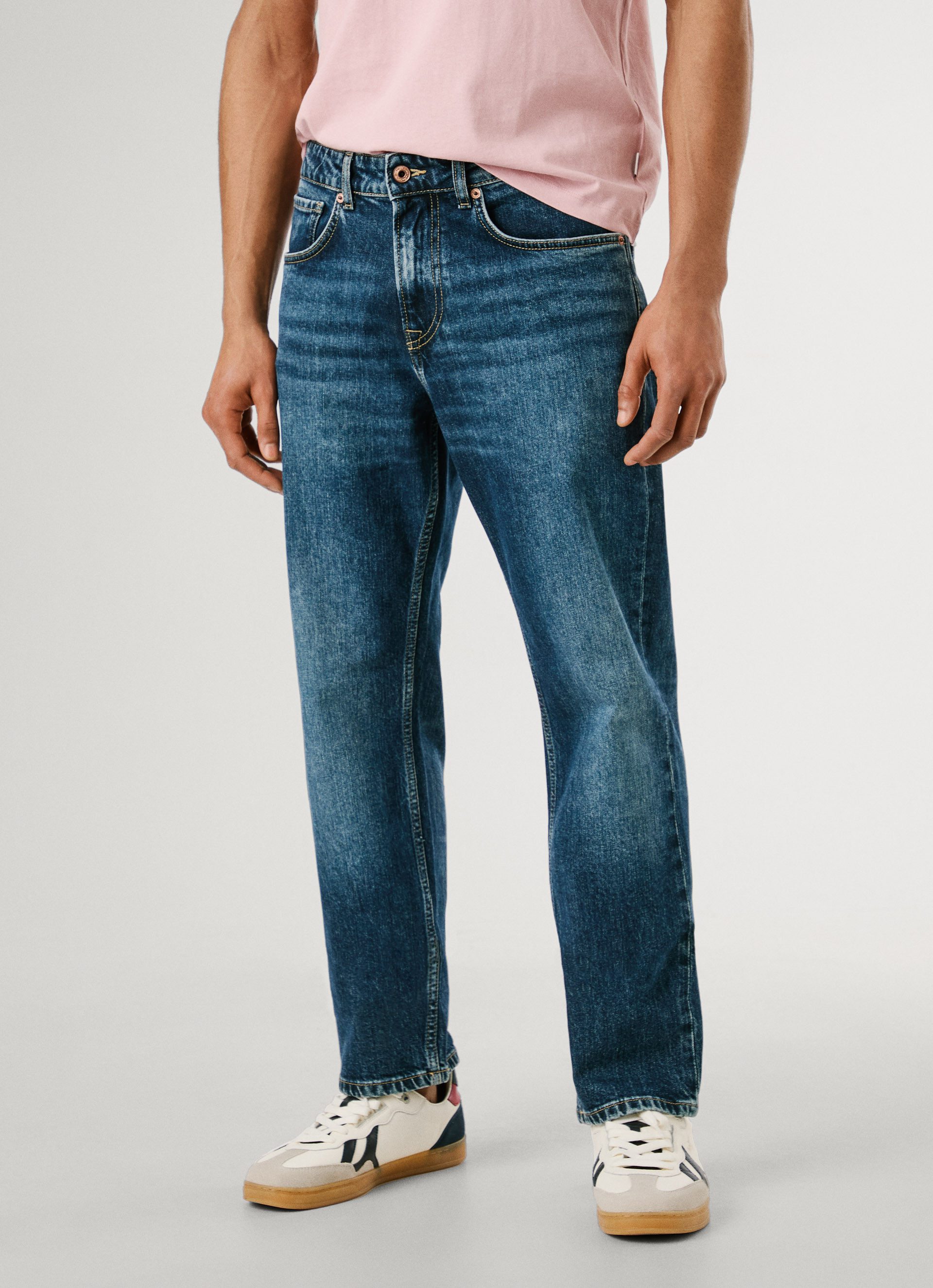 Pepe Jeans Straight jeans CASH heren straight jeans maat 31 blauw