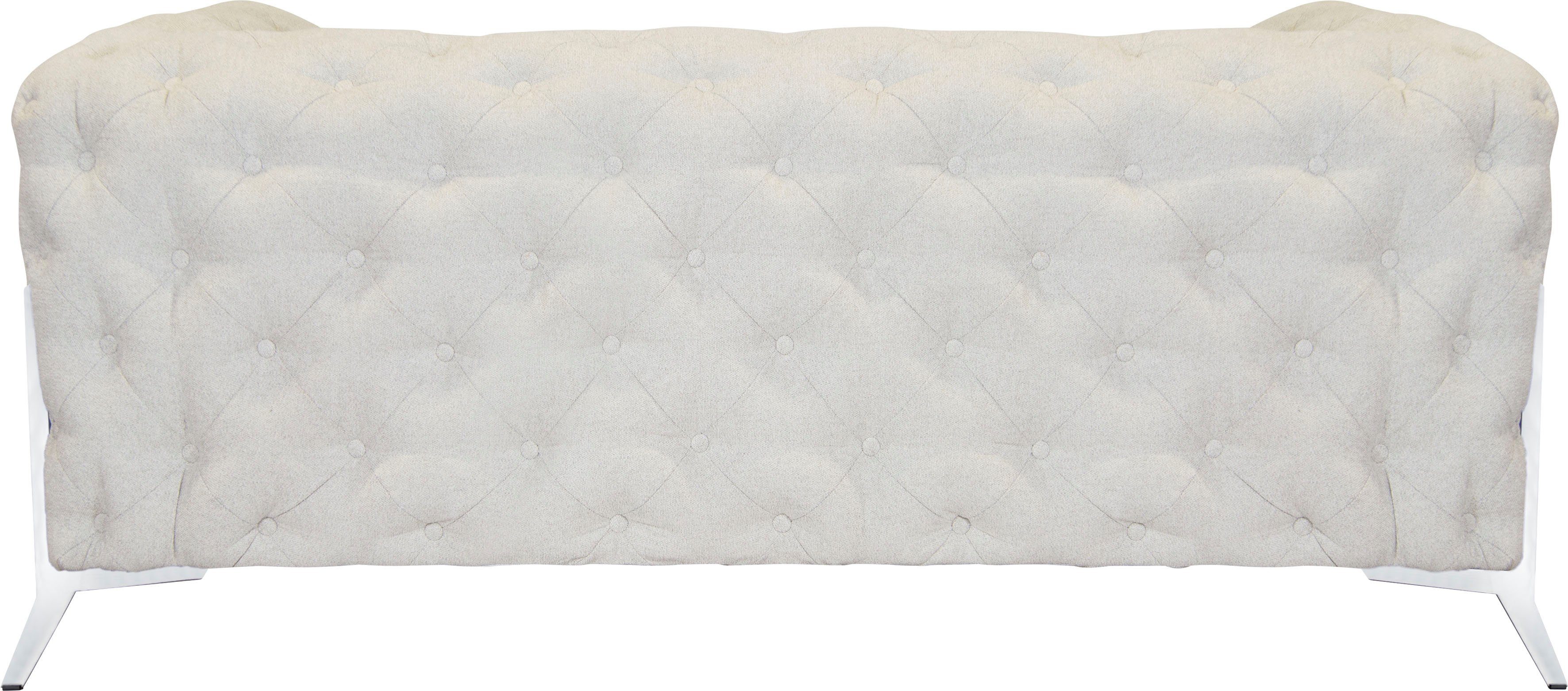 Leonique Chesterfield-bank Amaury luxueuze capitonnage, moderne chesterfield look, kleur van de poten ter keuze