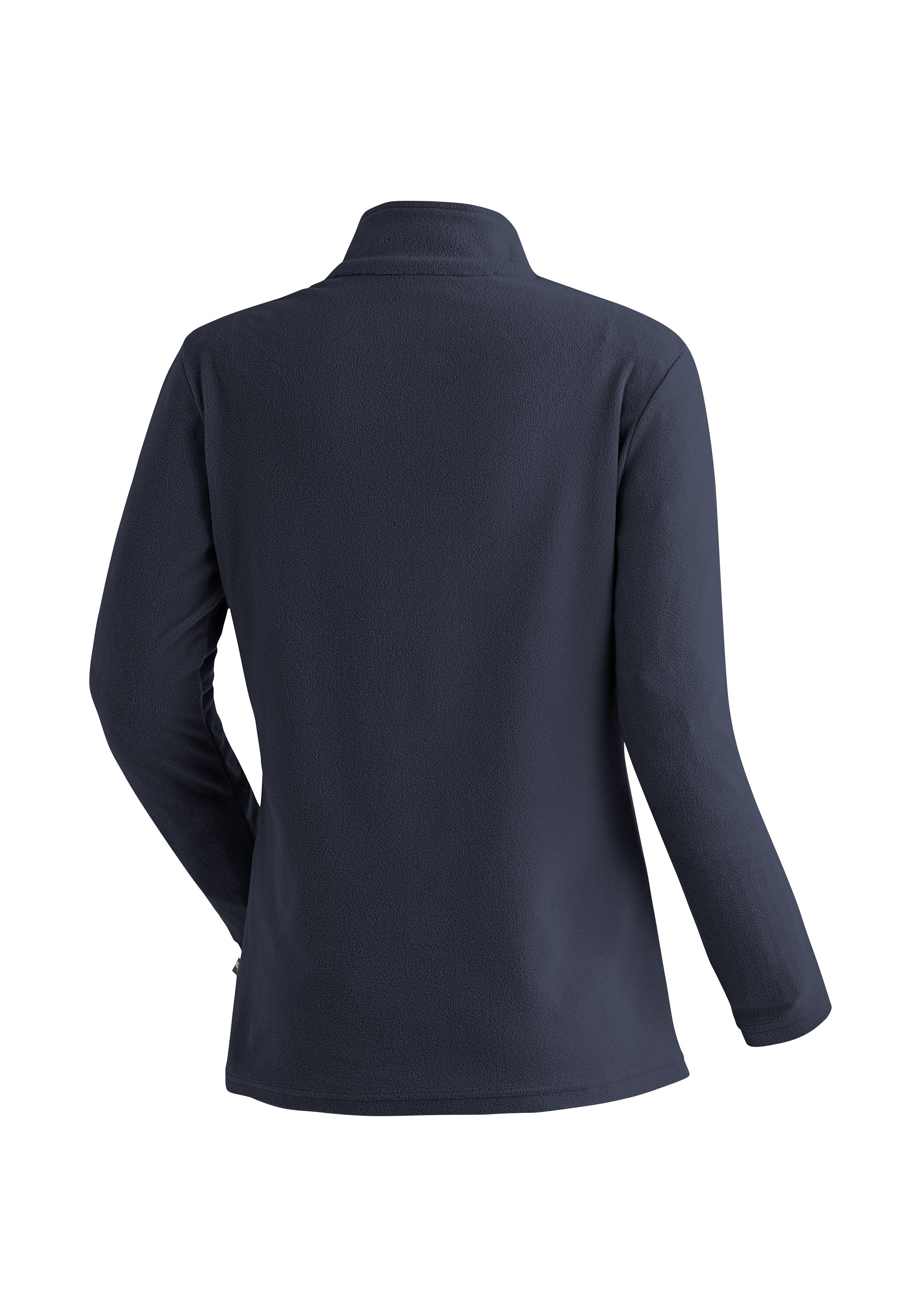 Maier Sports Fleecetrui Denise HZ W Dames midlayer onderhoudsvriendelijk half-zip fleece
