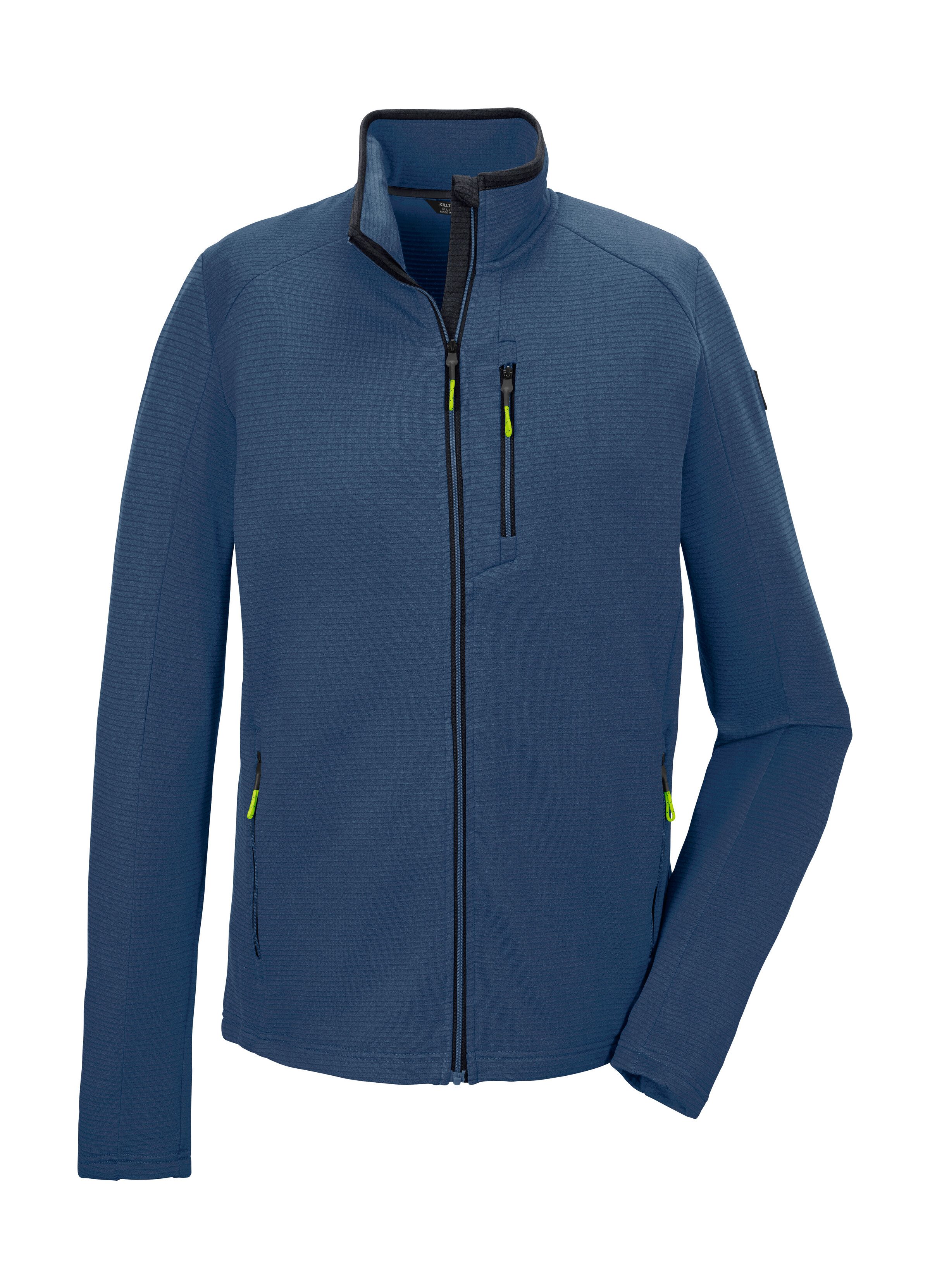 Killtec Vest KOS 92 MN FLX JCKT Sportieve herenjack met kinbescherming en afsluitbare zakken