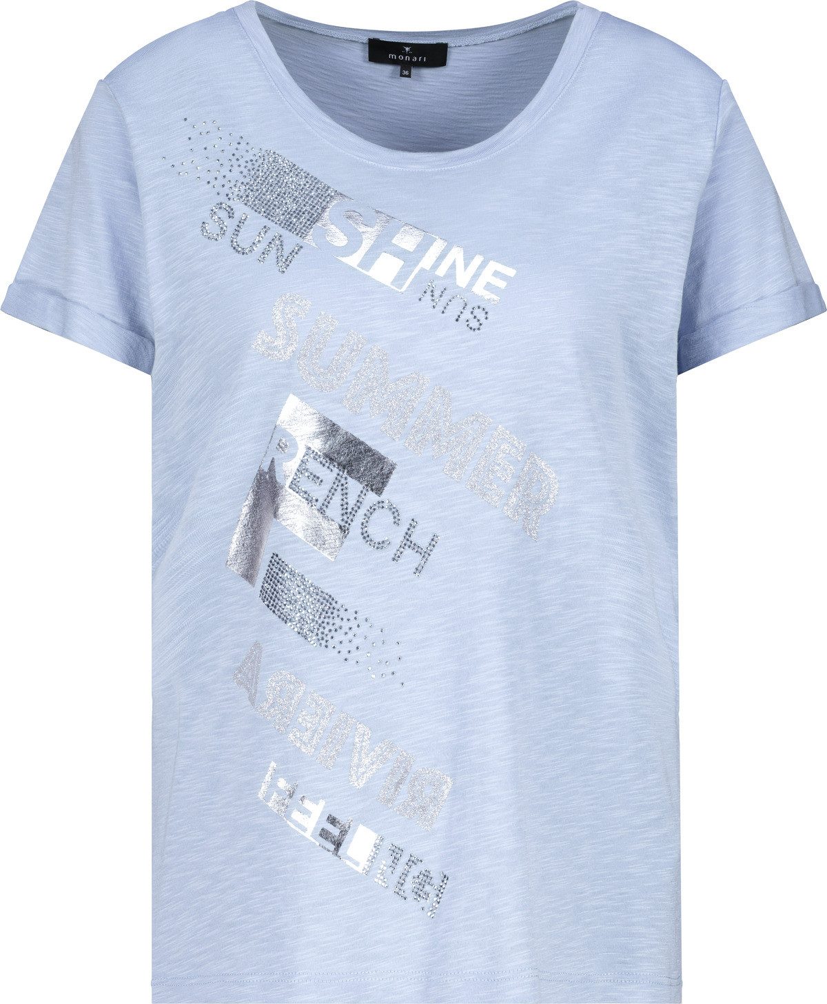 Monari T-shirt Shirt Basic sierletters