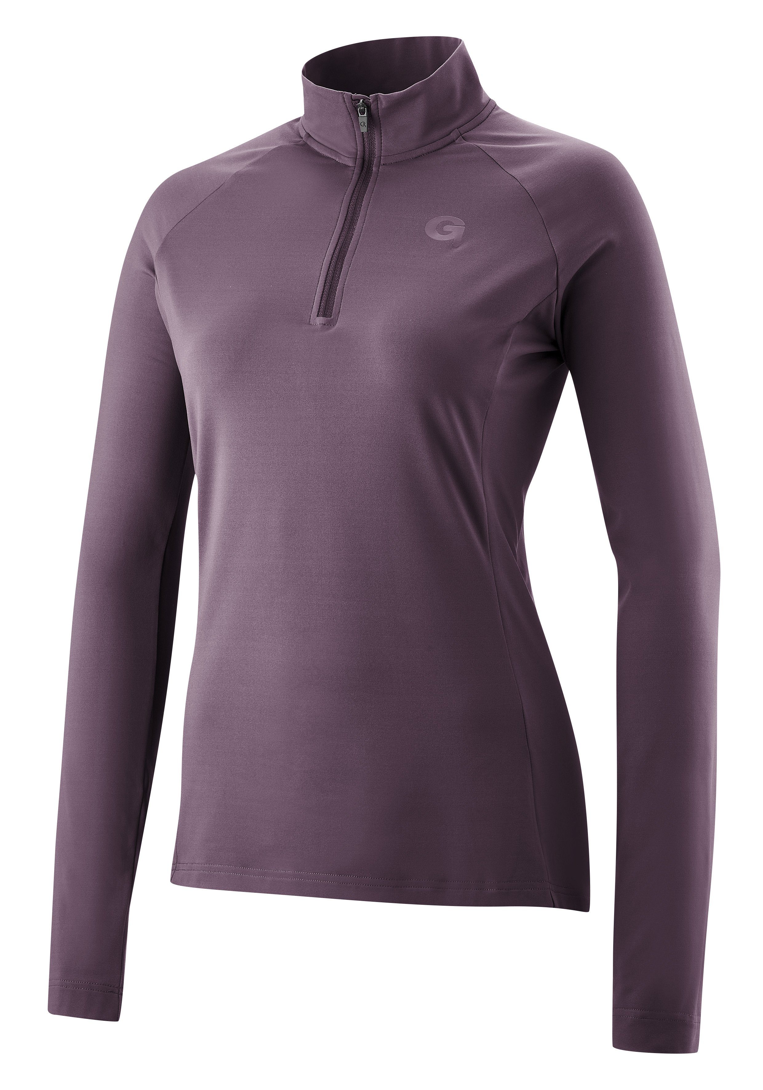 Gonso Fietsshirt Essential Jersey Longsleeve W Dames fiets-trui met lange mouwen, midlayer trui
