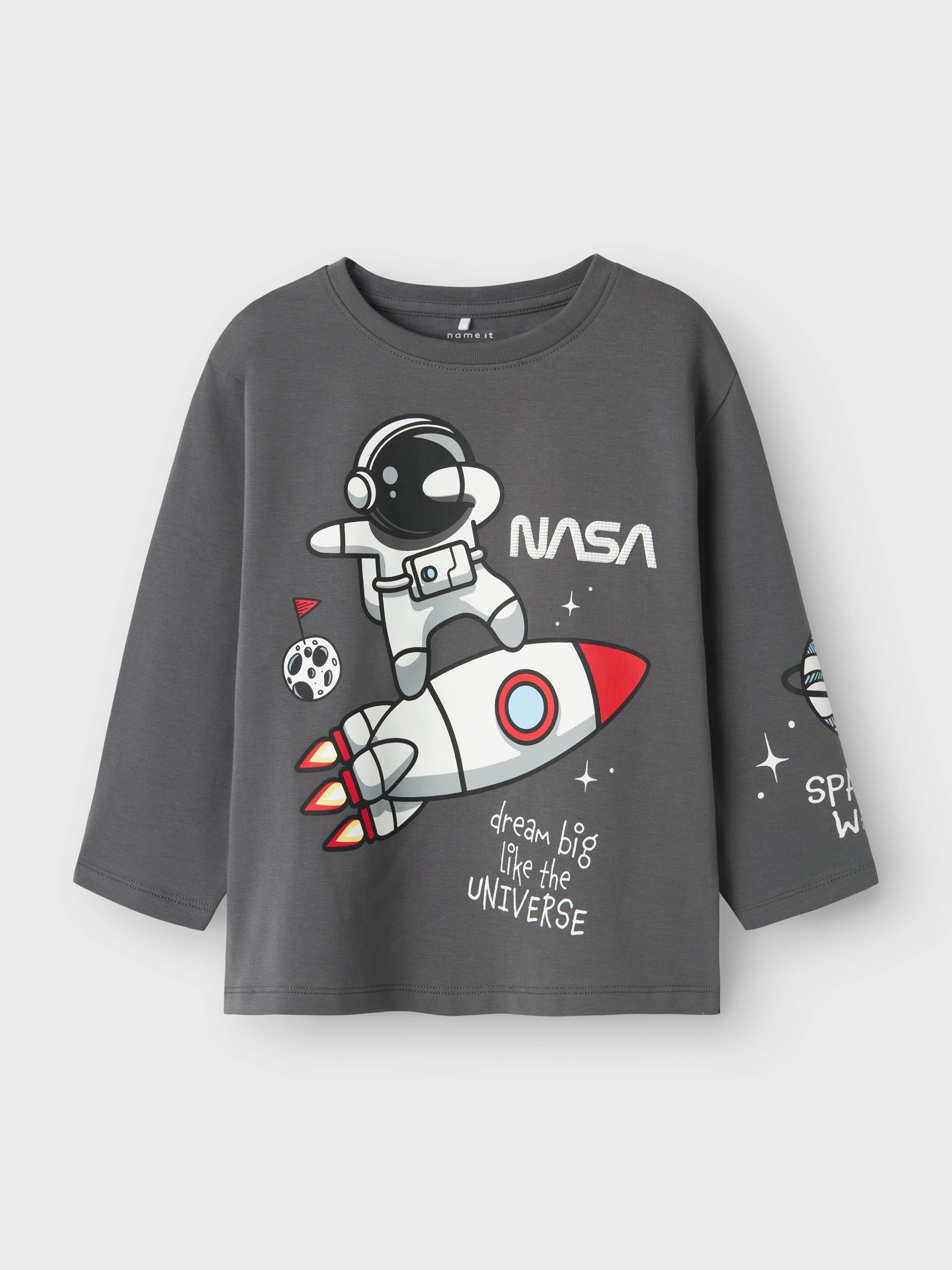 Name It Shirt met lange mouwen NMMDALUM NASA LS NREG TOP NAS