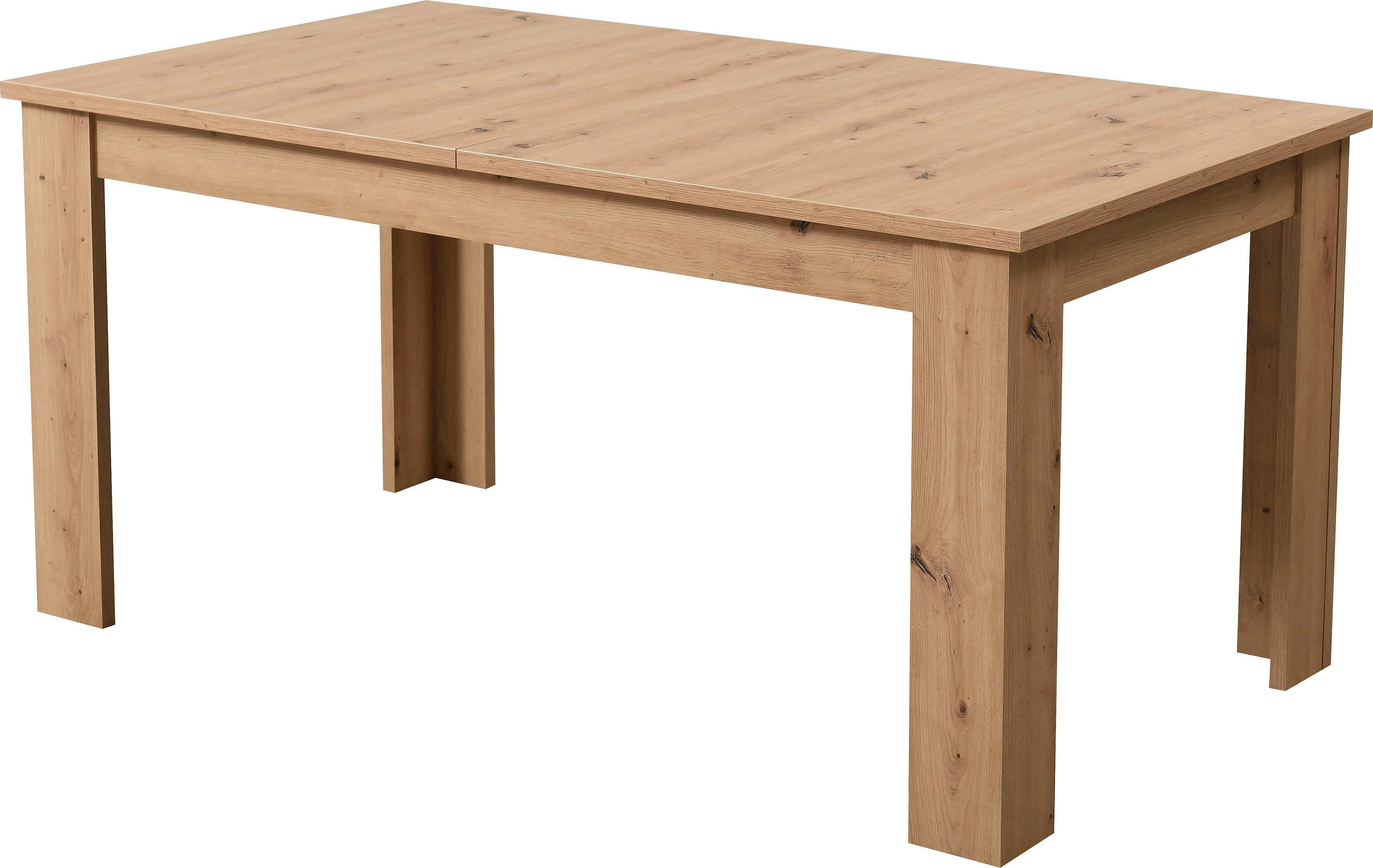 INOSIGN Eettafel SARDINIA Te verlengen door inlegblad