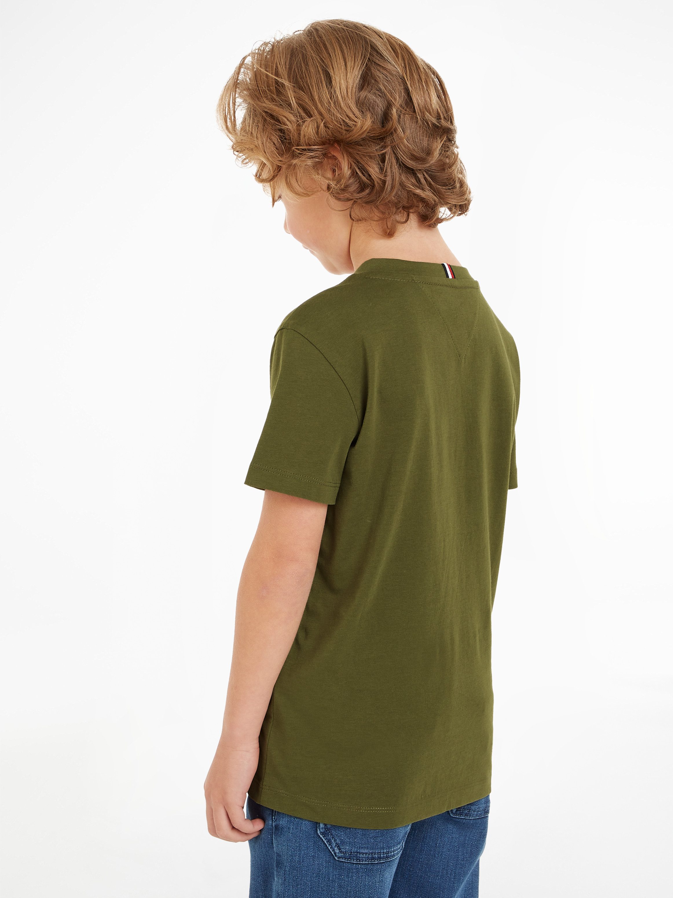 Tommy Hilfiger Shirt met korte mouwen U ESSENTIAL TEE S S Kinderen tot 16 jaar met logostiksel
