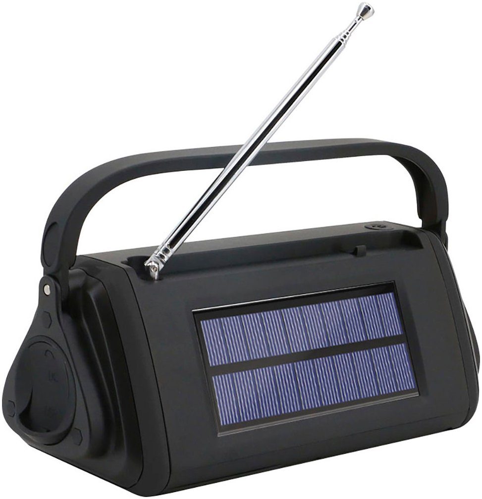 Strong Noodradio EPR1500 Camping- en noodradio met zonne- en handbediening, powerbank