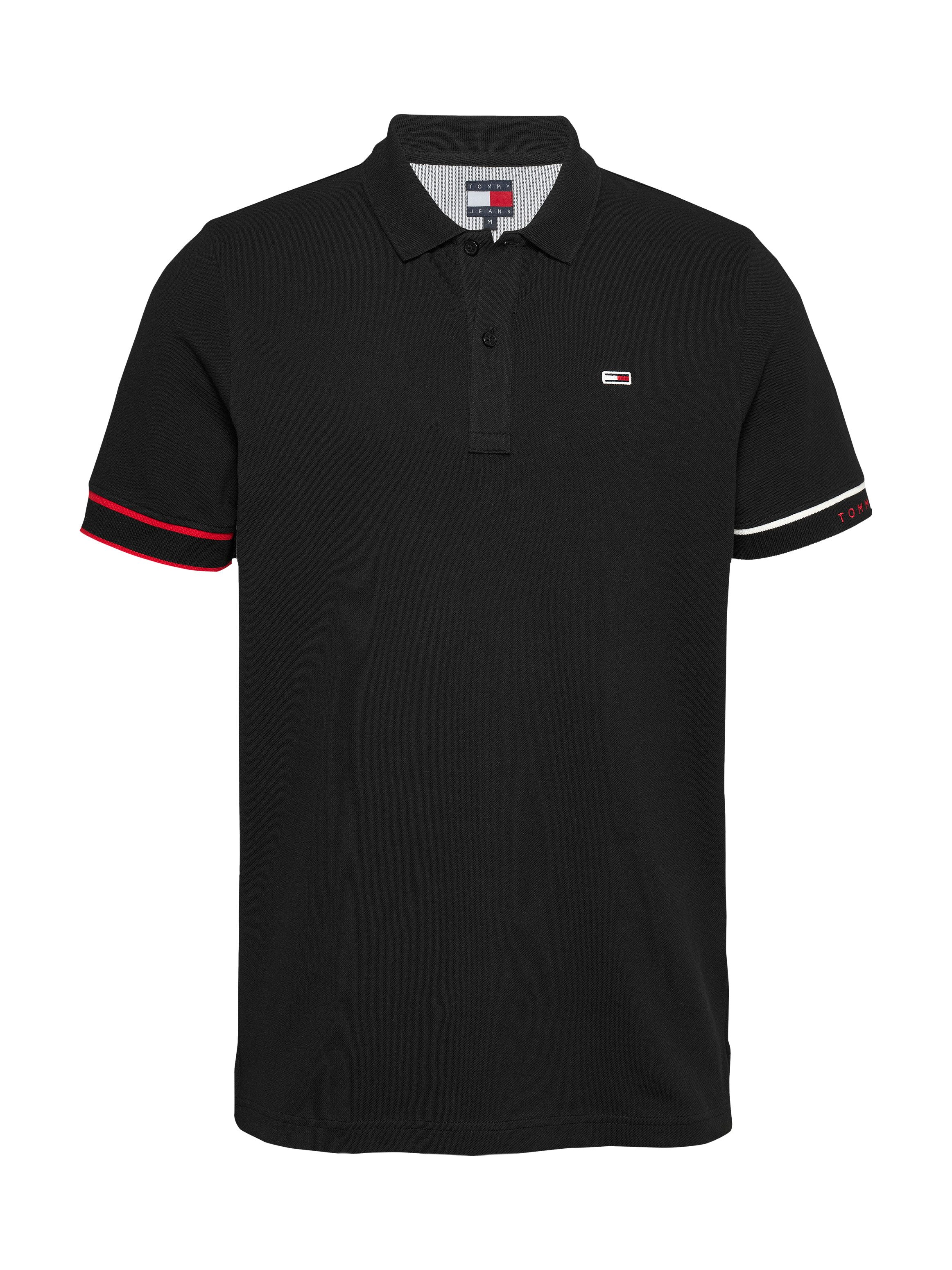 Tommy Jeans Plus Poloshirt TJM SLIM FLAG CUFF POLO EXT