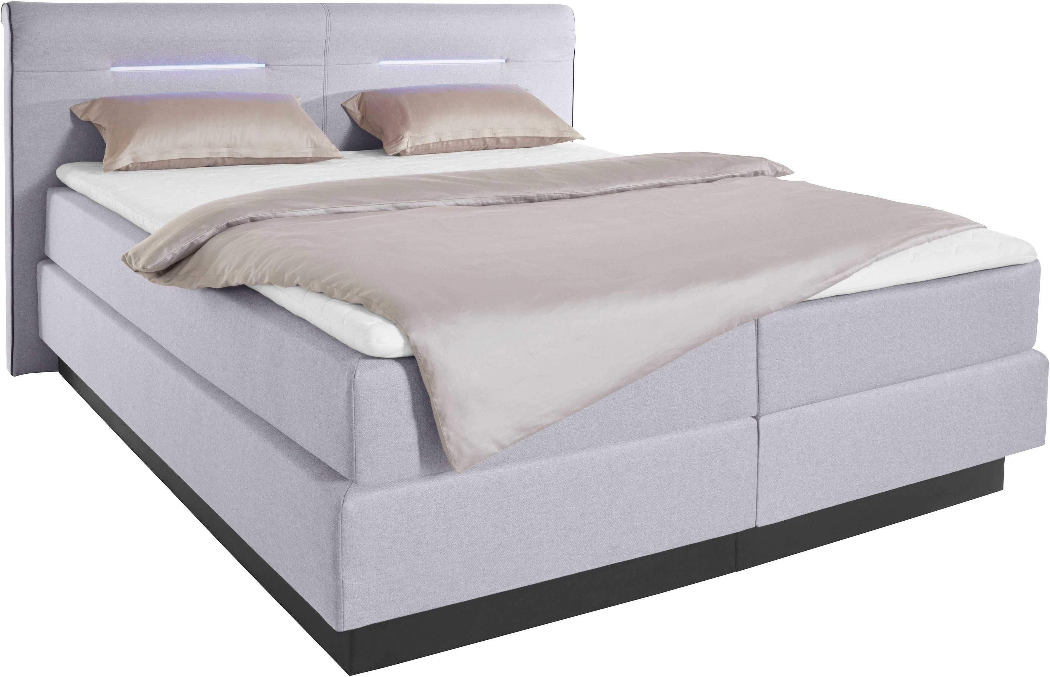 COLLECTION AB Boxspring inclusief ledverlichting, bedkist en topmatras