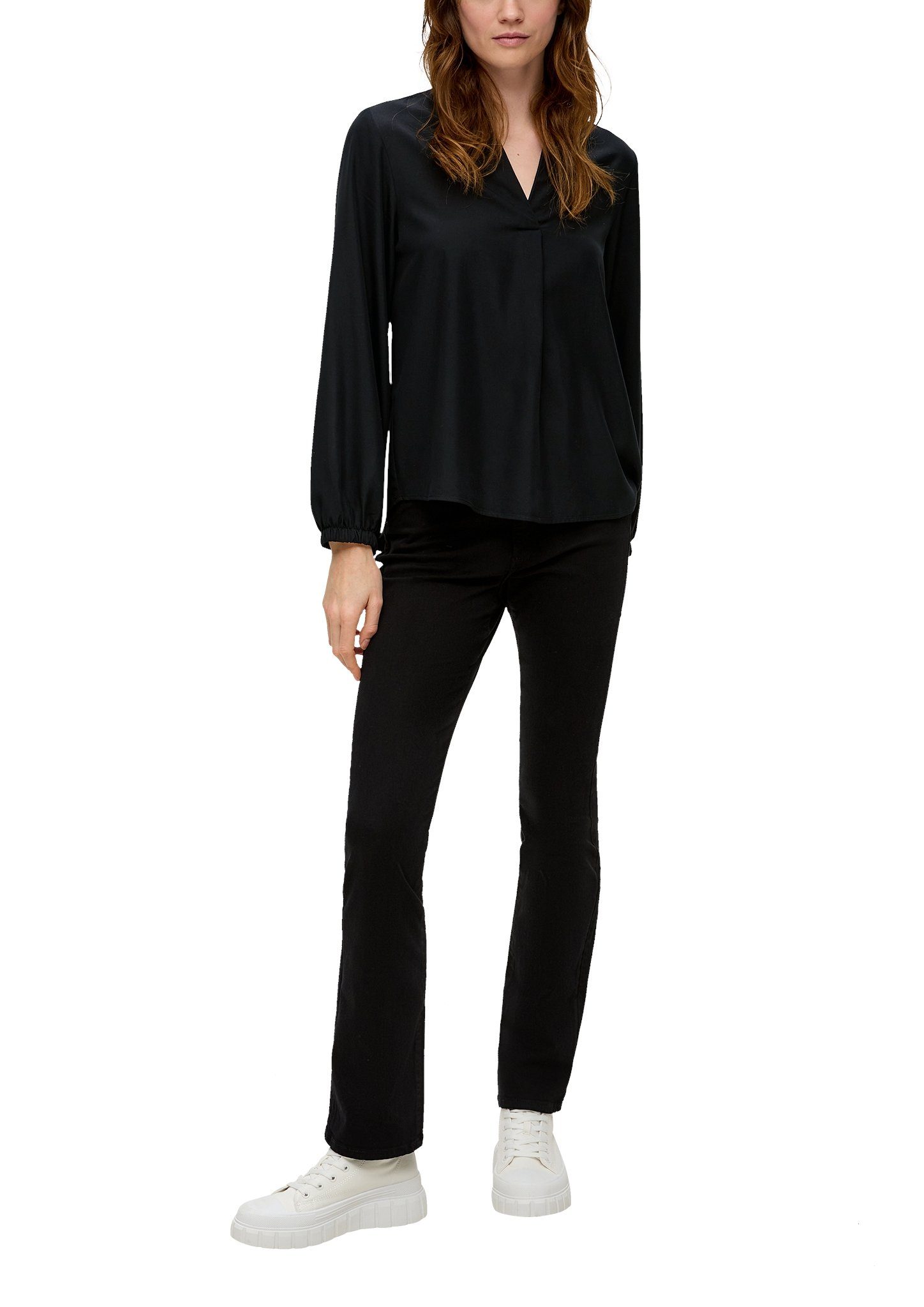s.Oliver Blouse met lange mouwen met pofmouwen