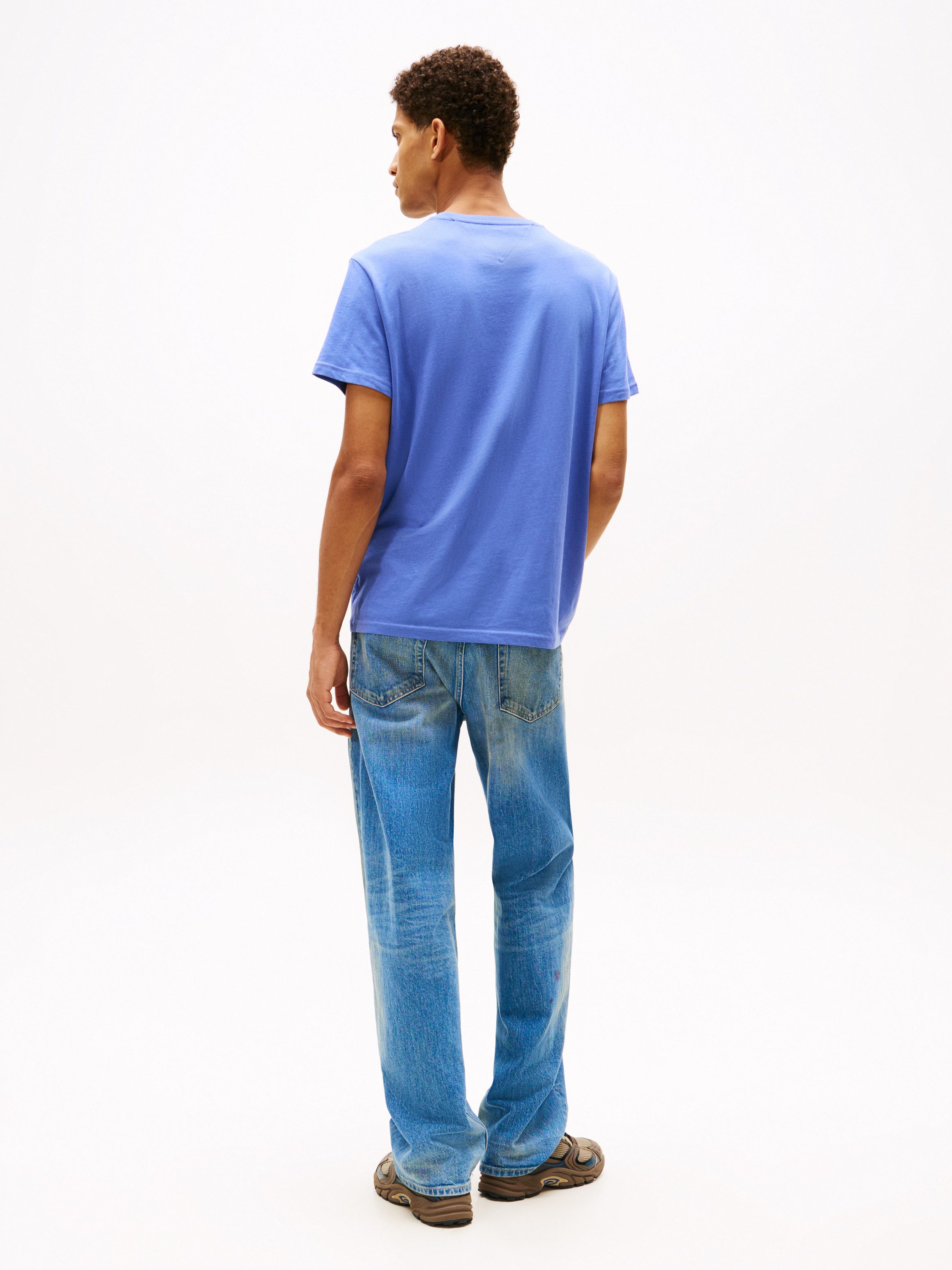 TOMMY JEANS T-shirt TJM SLIM ESSENTIAL FLAG TEE EXT