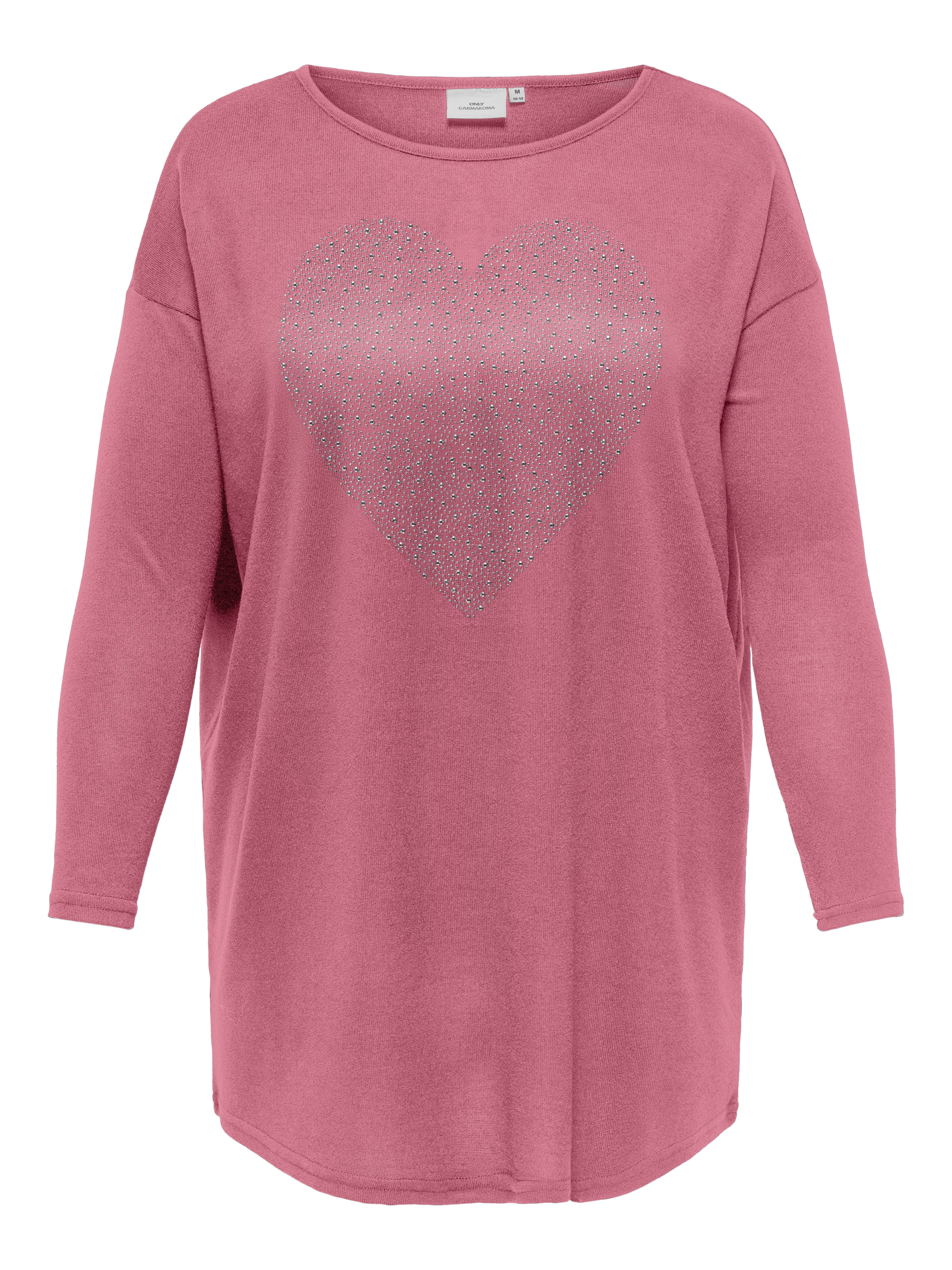 ONLY CARMAKOMA Shirt met lange mouwen CARALBA LS LONG TOP JRS