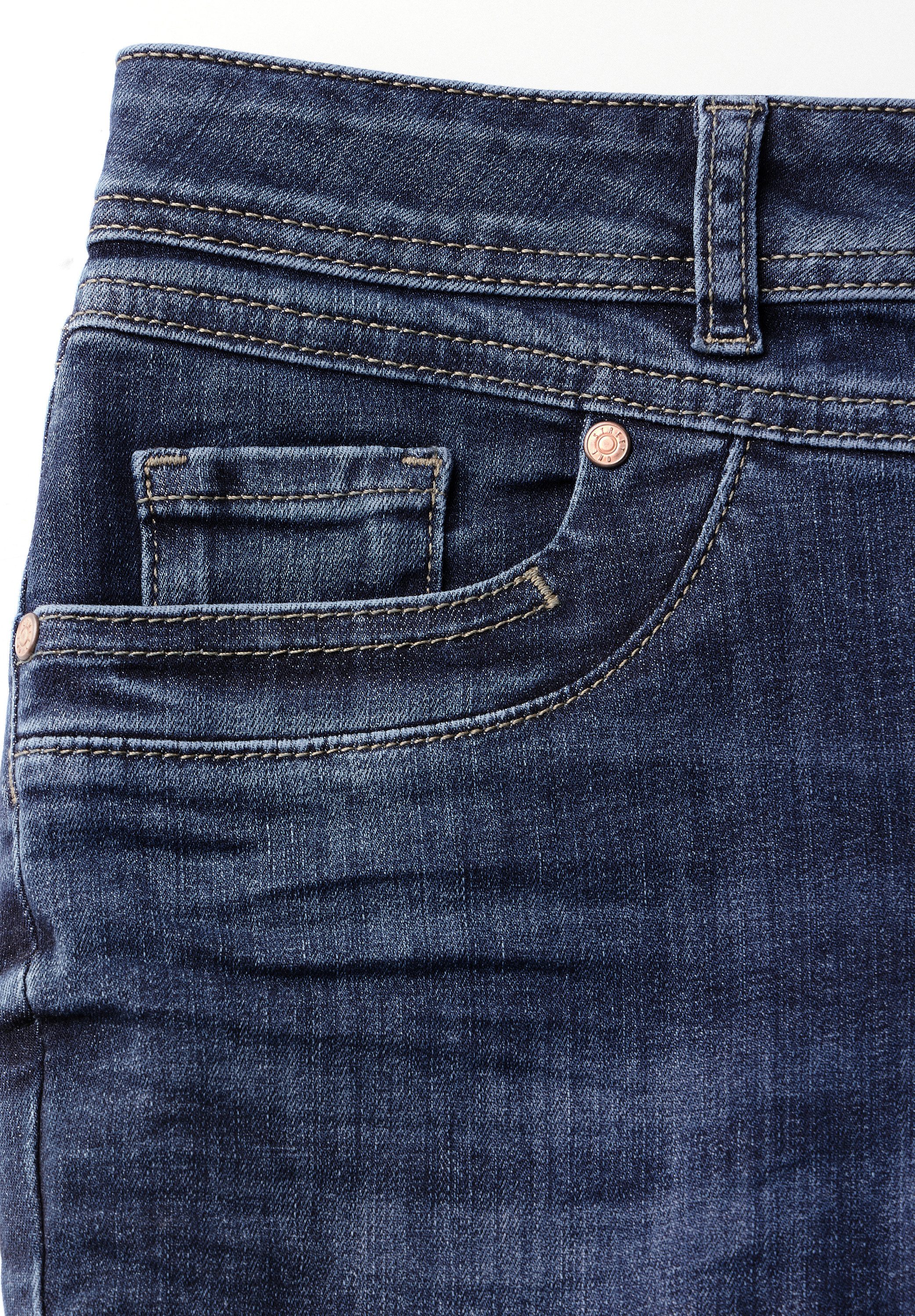 STREET ONE Regular fit jeans Style York met cargo-look zakken