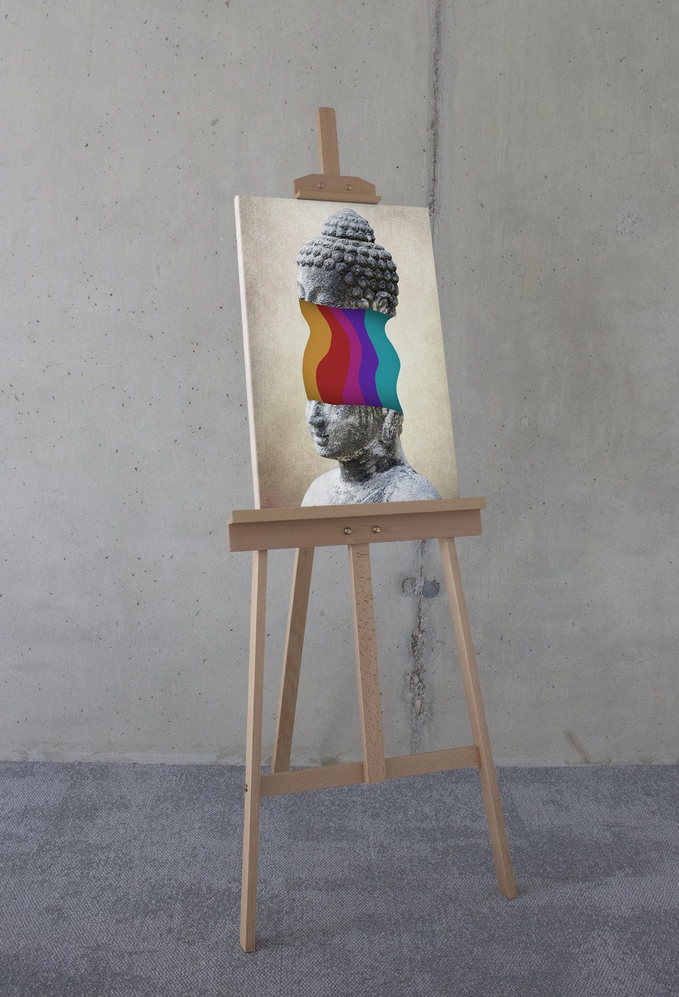 Komar Artprint op linnen Sweet Escape - Afmeting 40 x 60 cm (1 stuk)