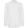 calvin klein overhemd met lange mouwen bt-slim fit stretch poplin wit