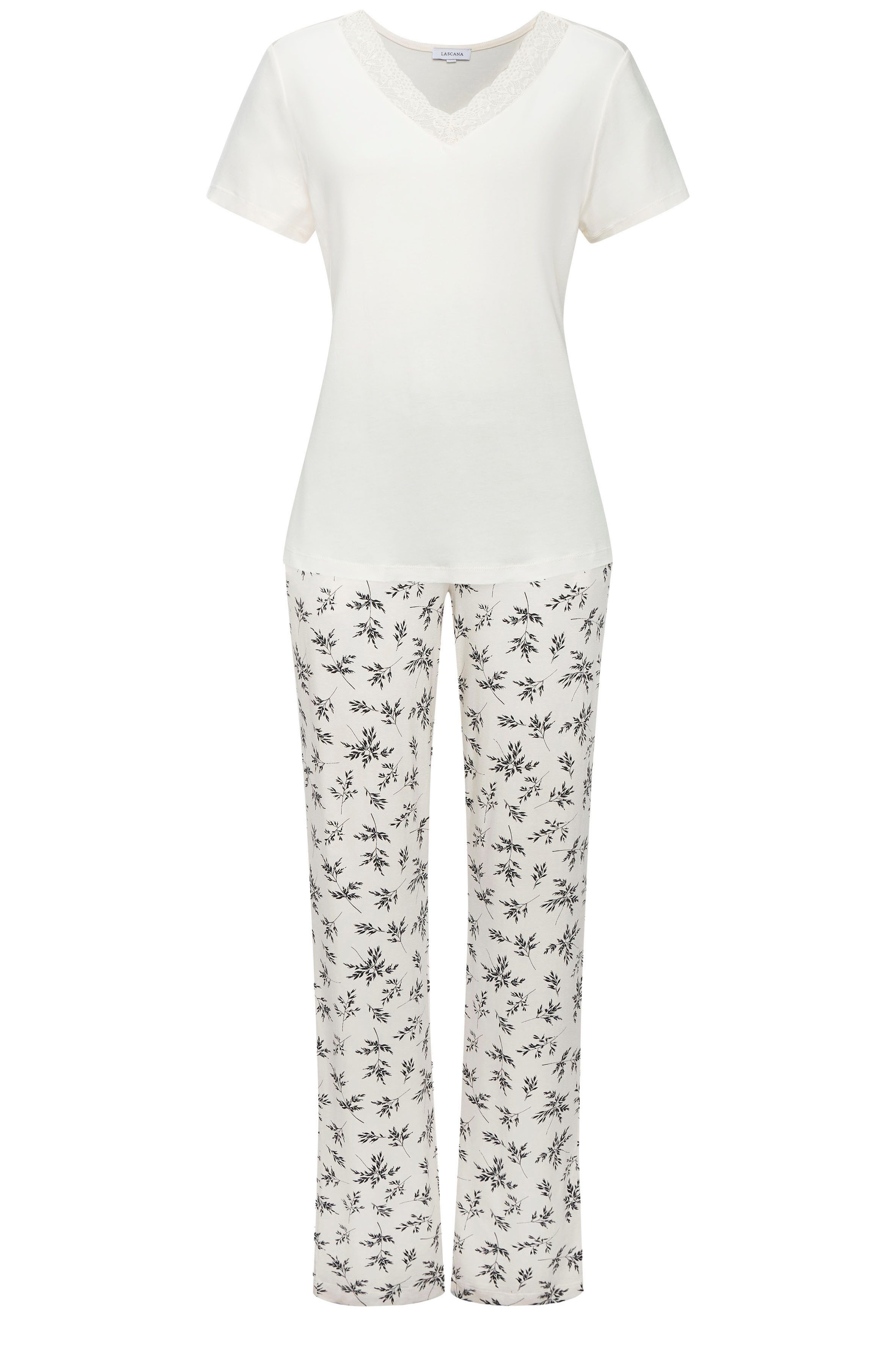 Vivance Dreams Pyjama met leuke bloemenprint (set, 2-delig)