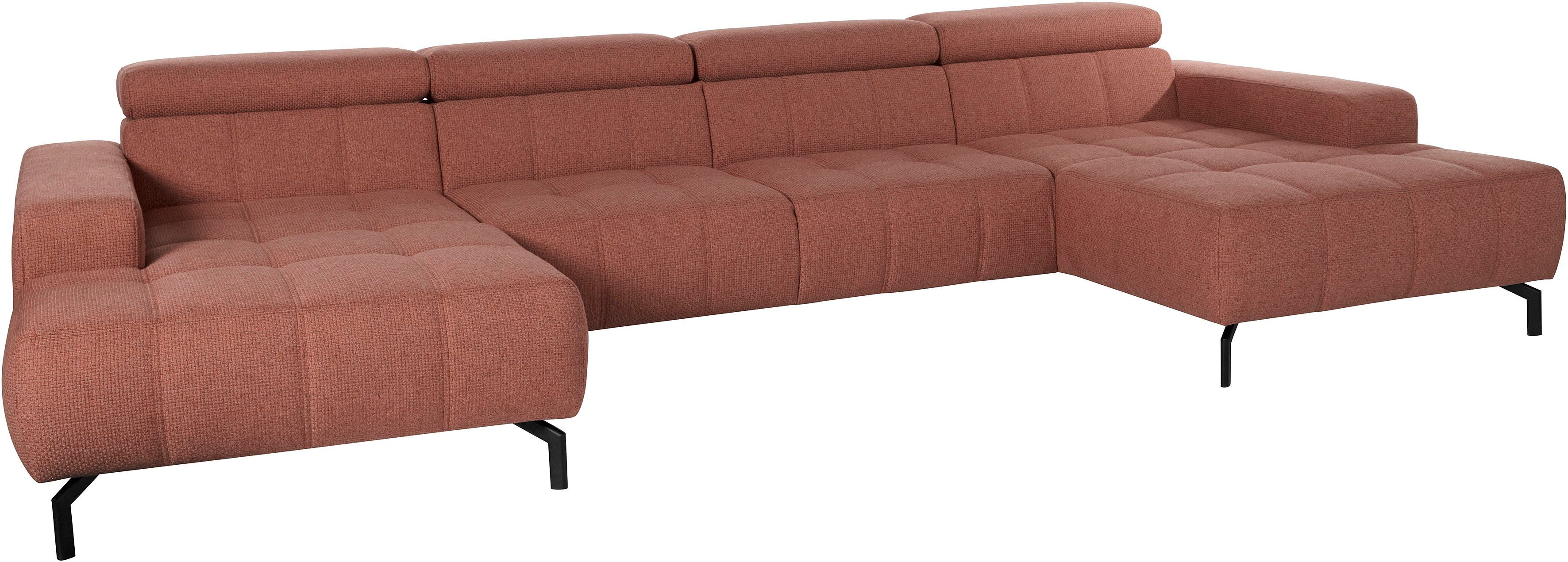 DOMO collection Zithoek Cunelli mooie zitnaden als designelement, stevige zitcomfort, U-vorm